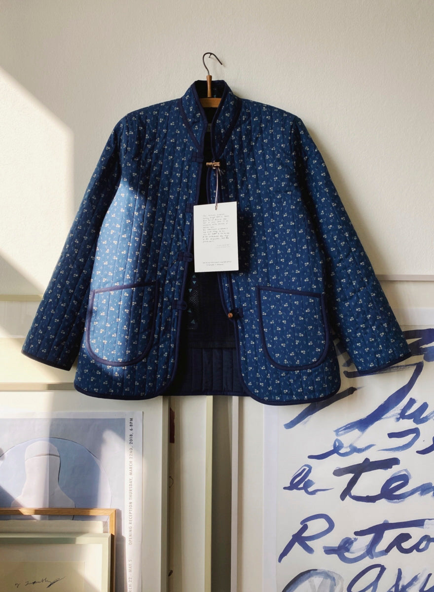 LSJ CALICO BLUE QUILT JACKET