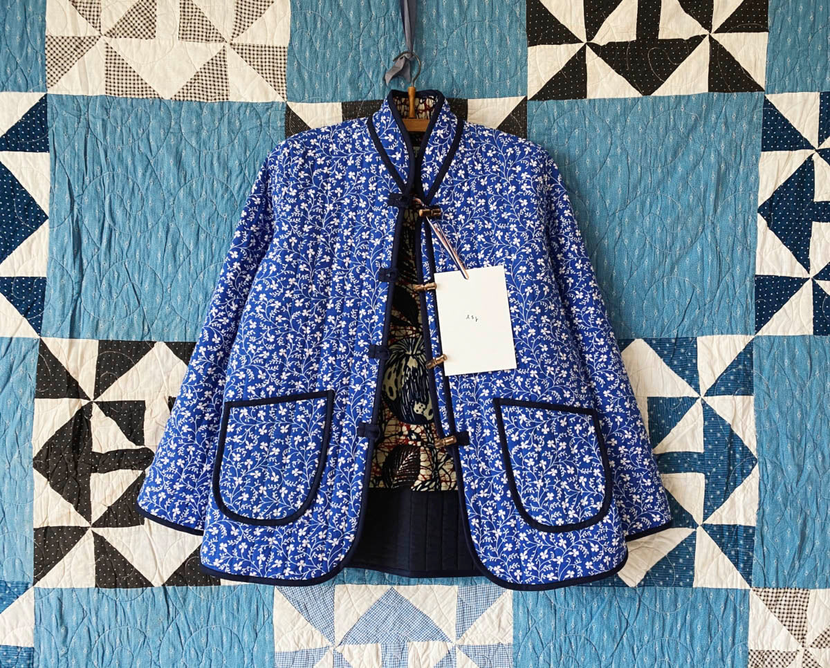 THE ORIGINAL QUILT JACKET - vintage Laura Ashley printed cotton.
