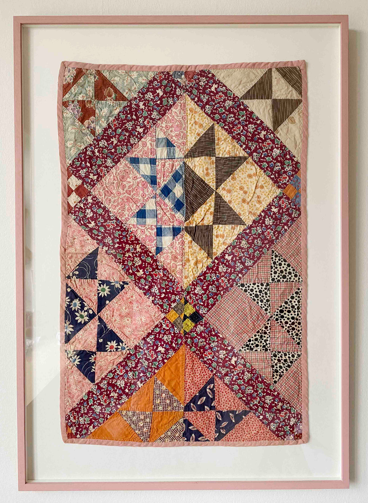 ELI LEON CRIB QUILT 1940S