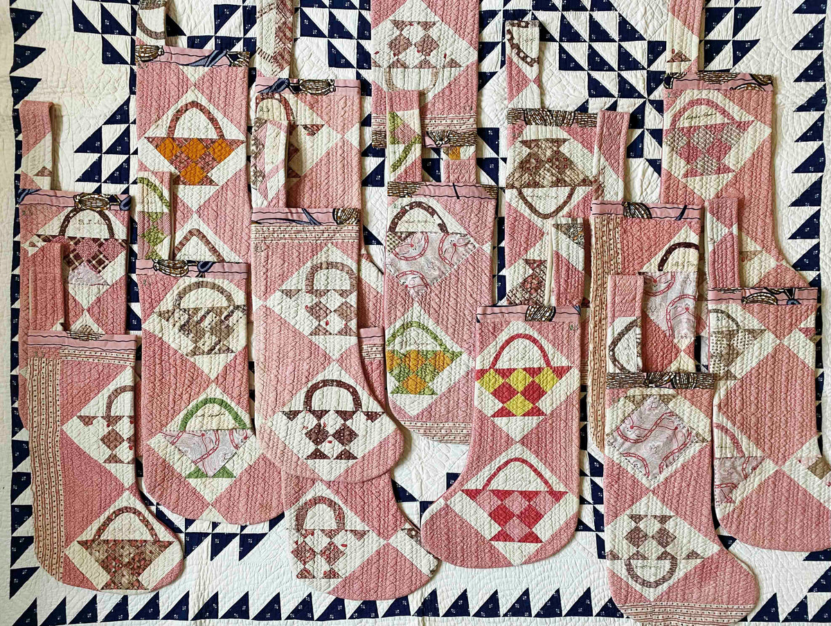 Vintage Patchwork Holiday Stocking