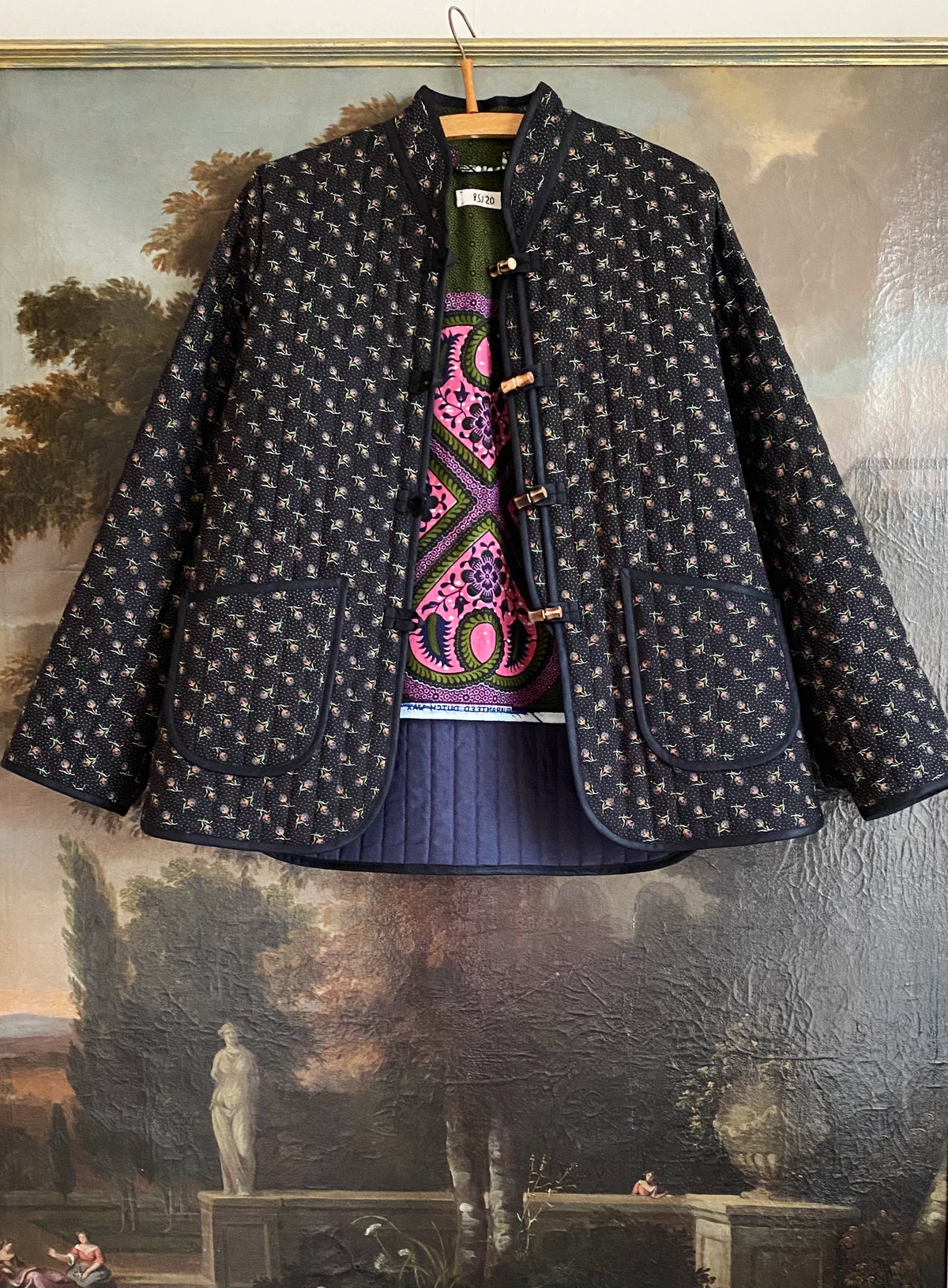 The Original Quilt Jacket - Rose Noir