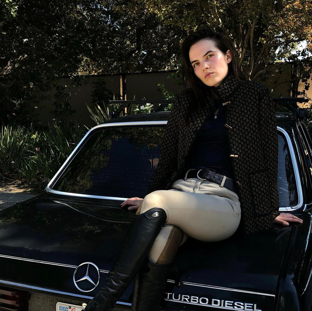 Lily Stewart wearing The Replica
