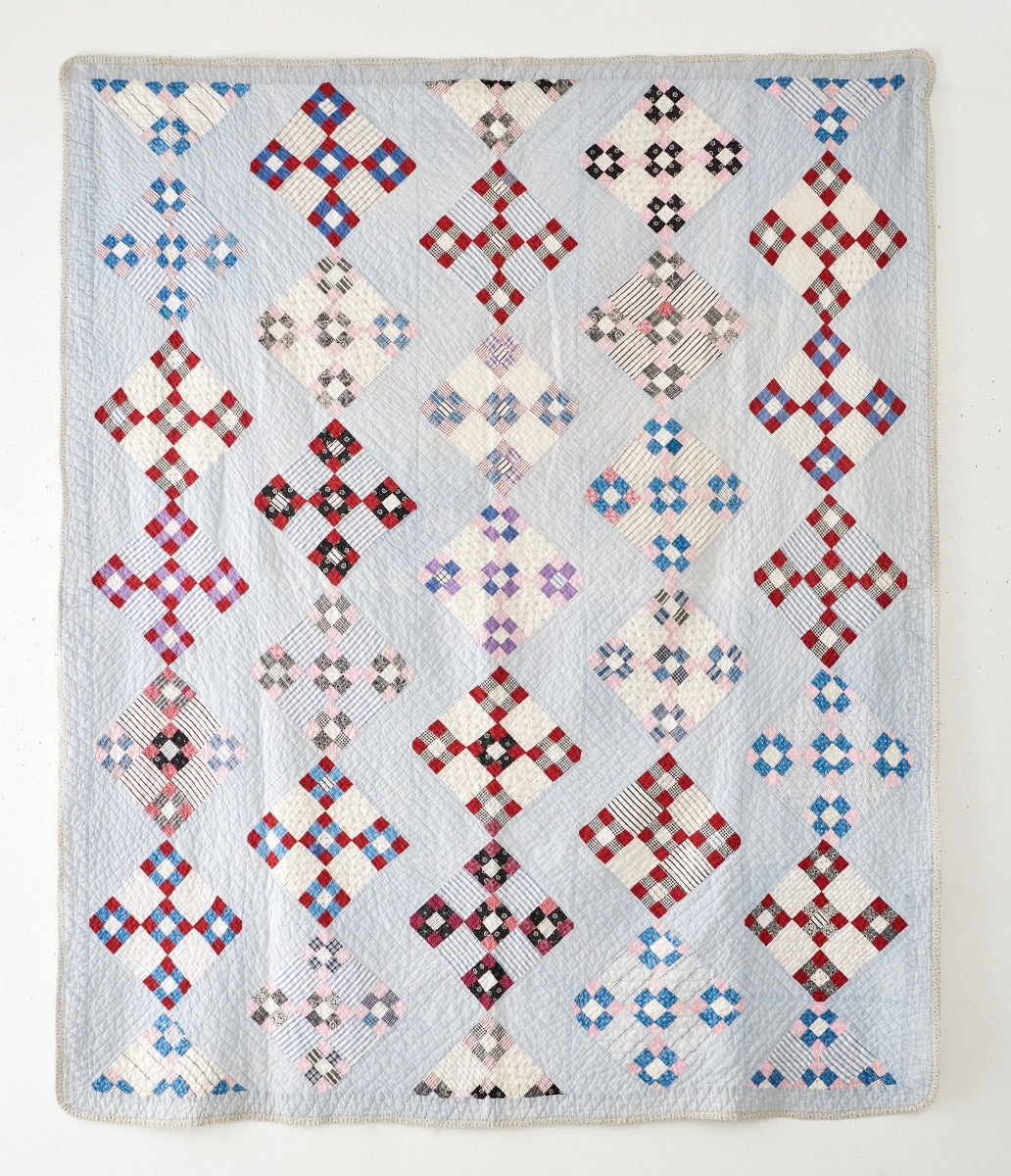 Vintage 9-Patch Variation Quilt