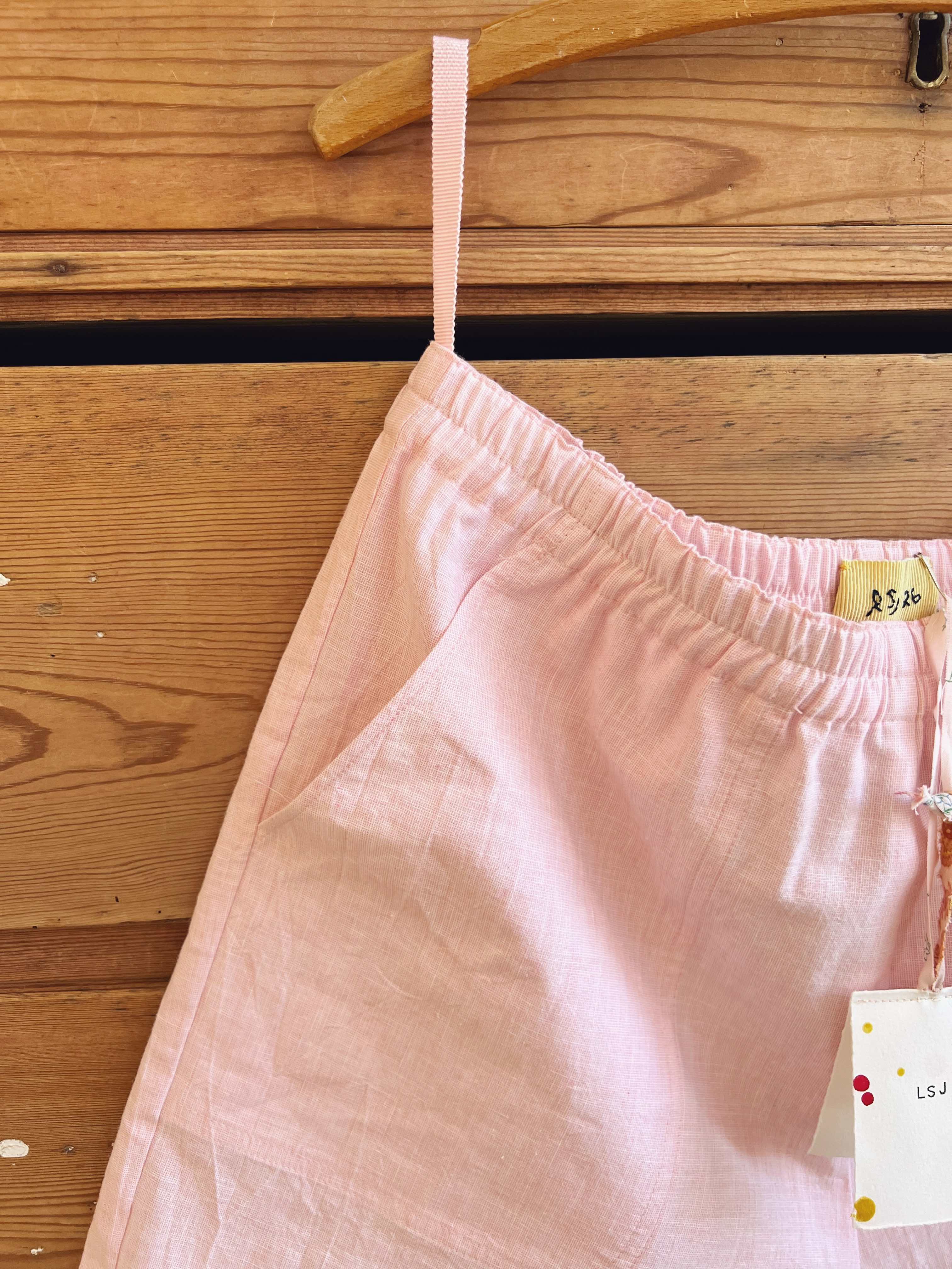Notte -  Narrow-Loom Rosa Chambray Shorts
