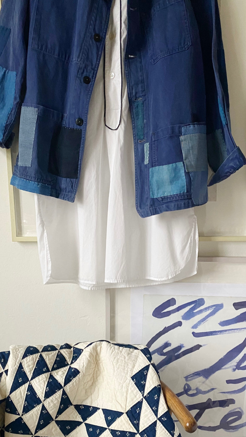 Blue Jacket Process Image