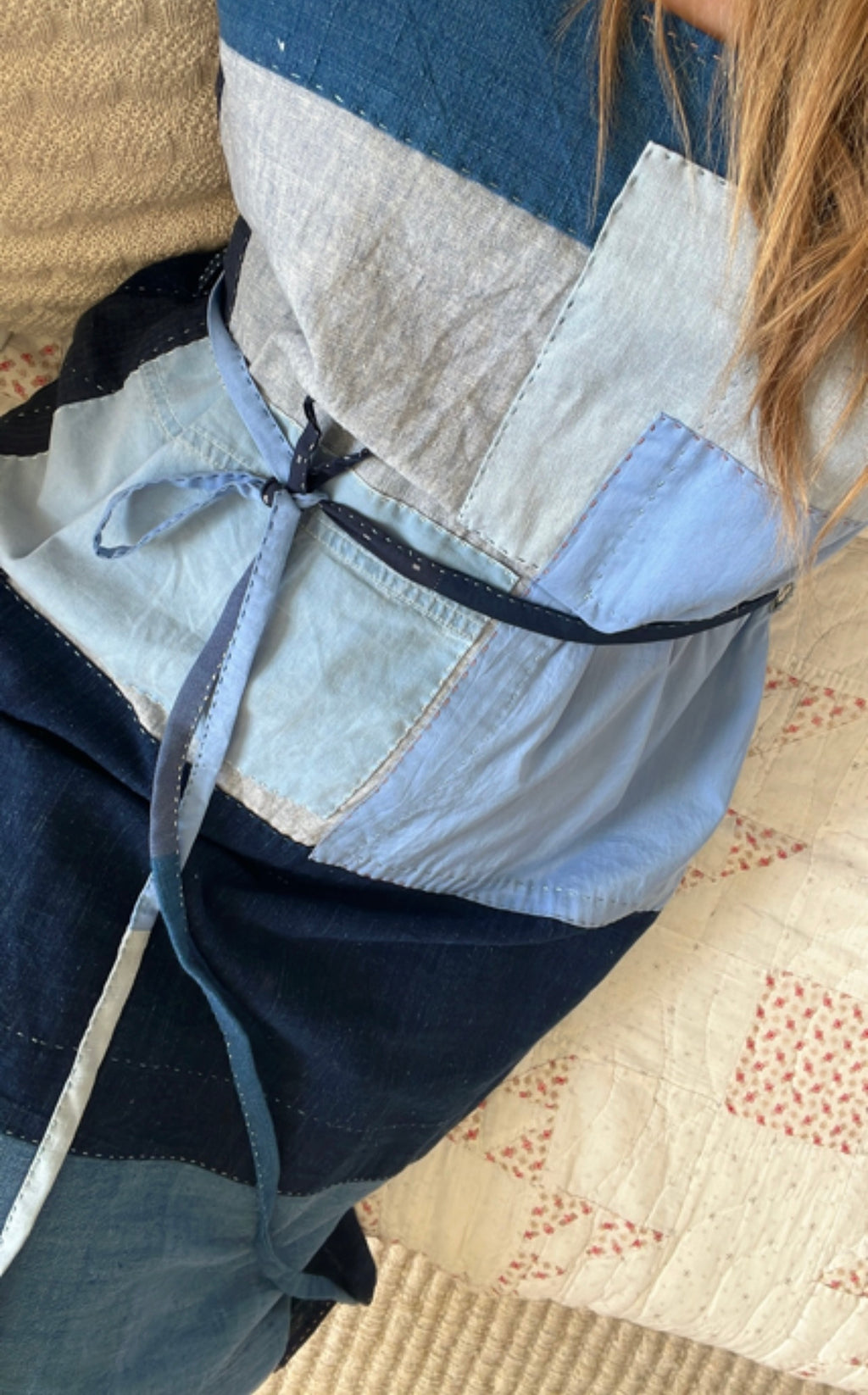 Indigo Khadi Dress tile section 1-1