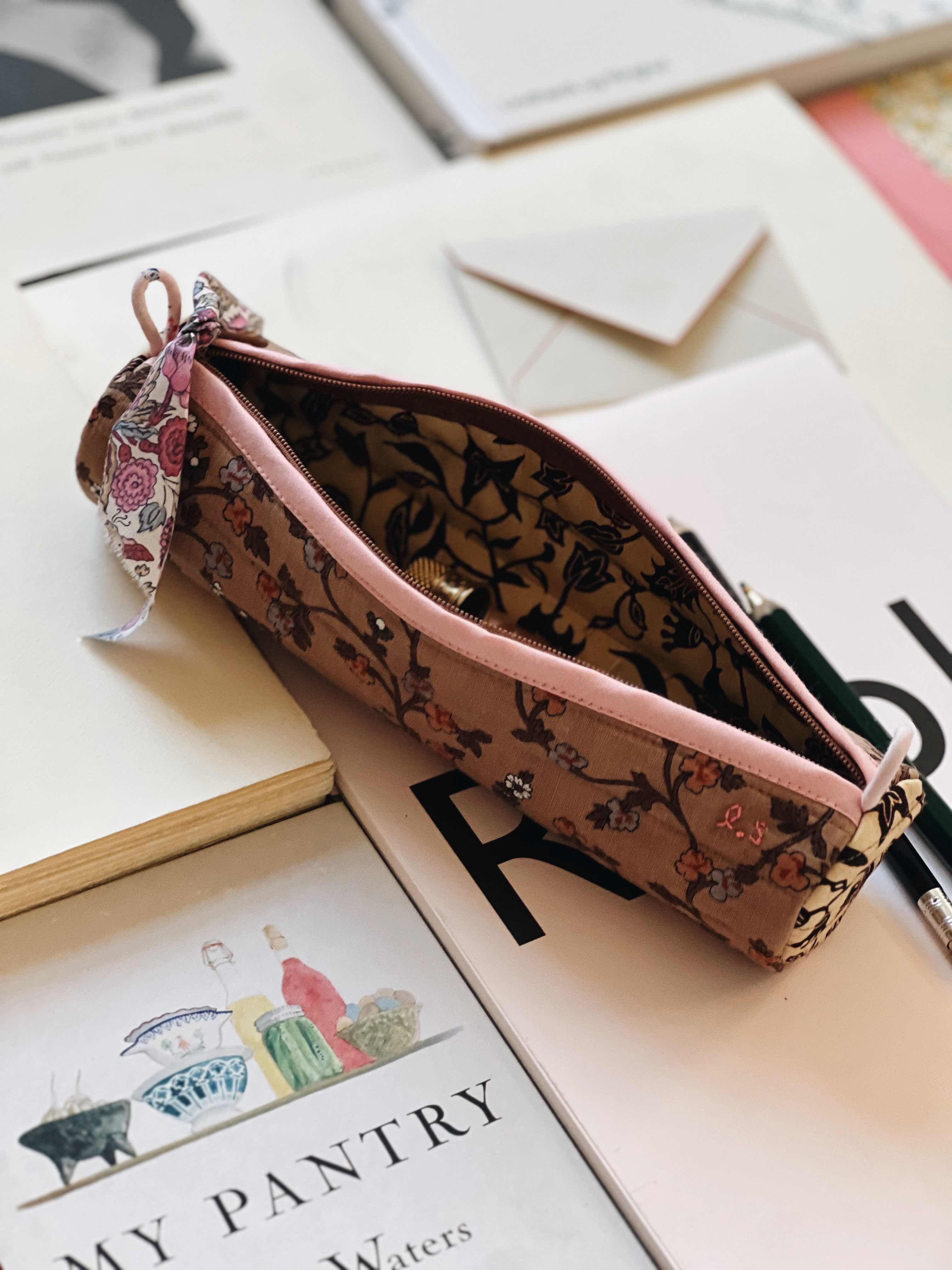 Quilted Pencil Case - Hazel