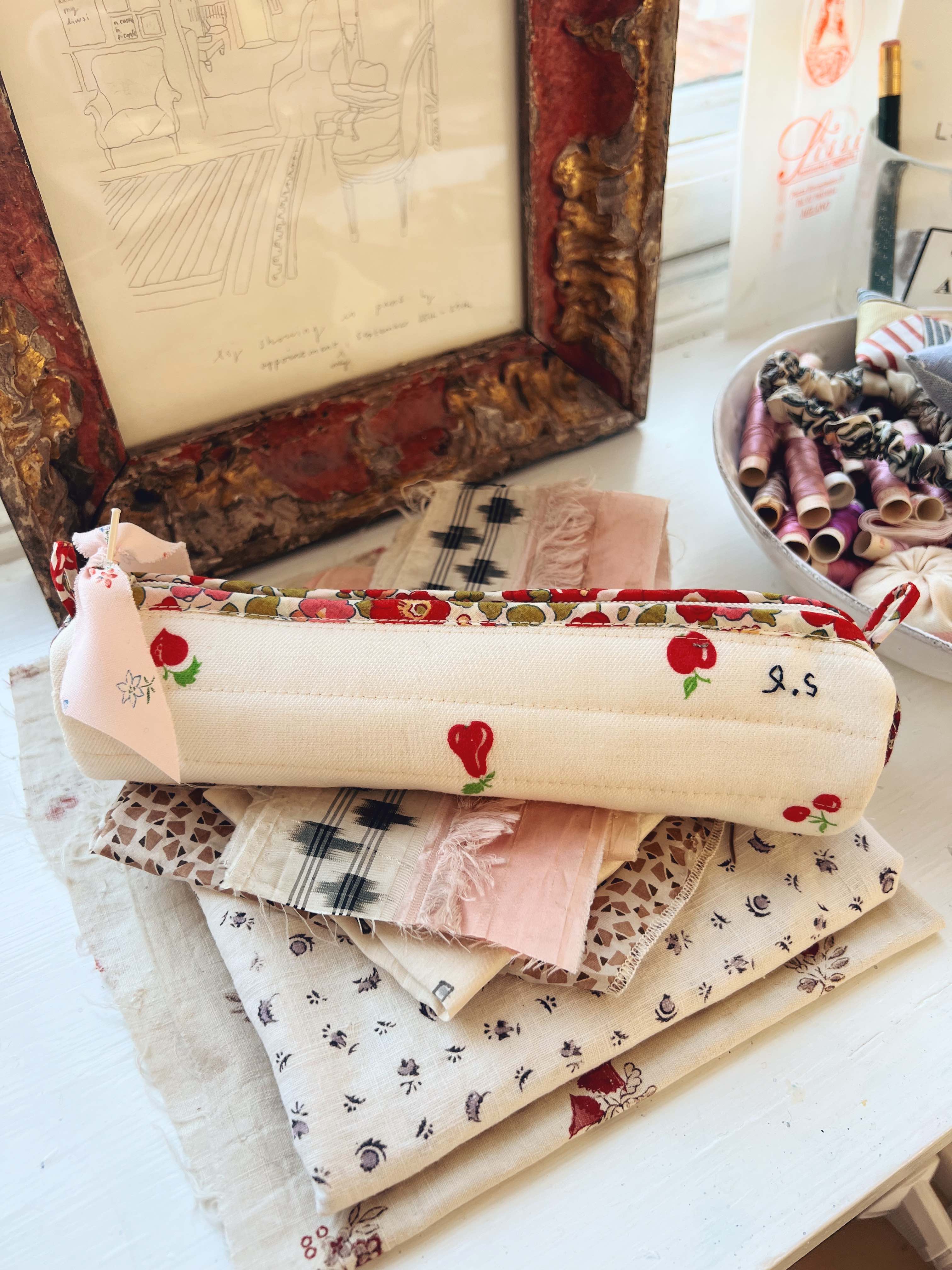 Quilted Patchwork Pencil Case - Trutti Frutti