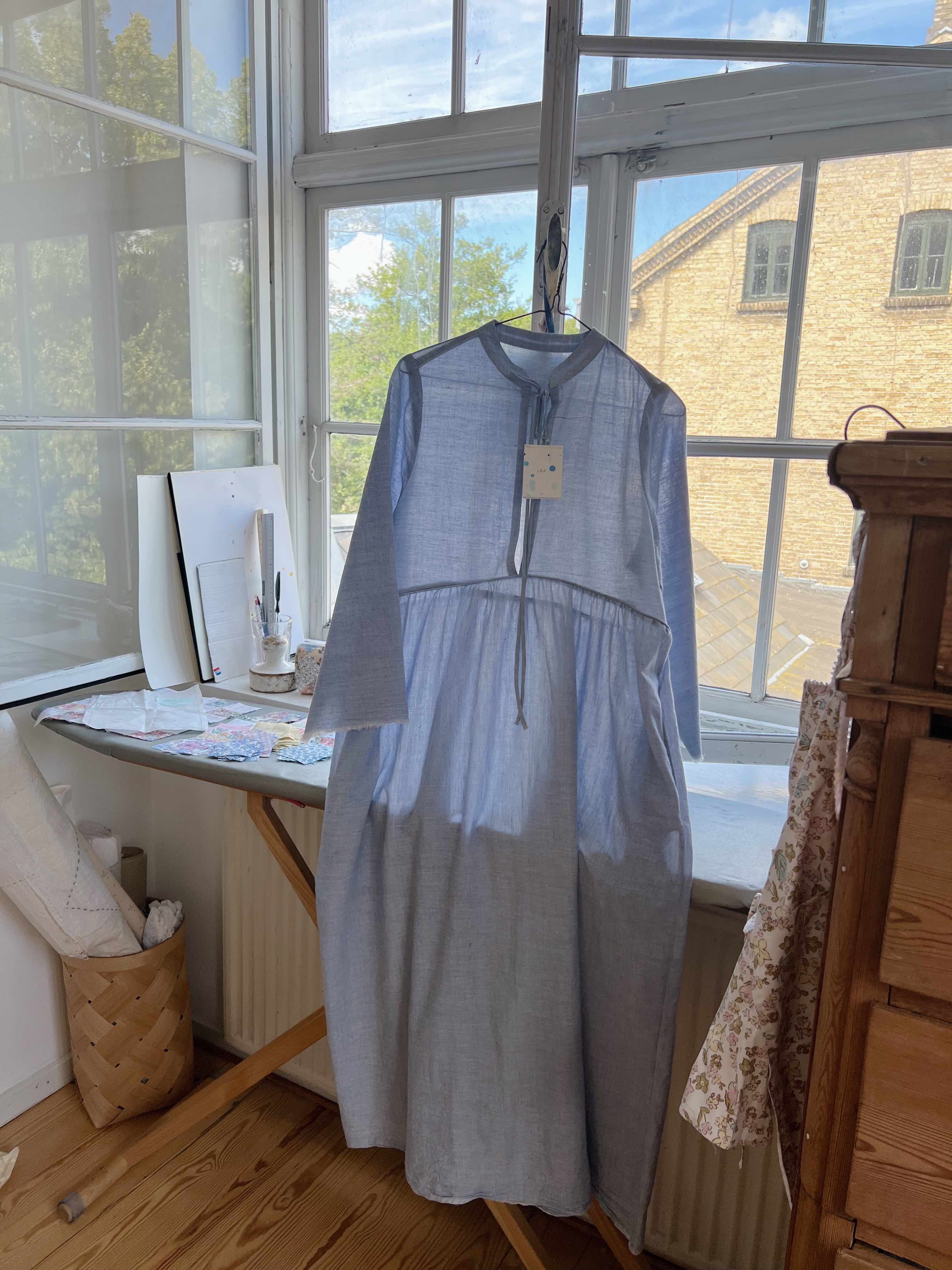 Indigo Dress - Handloomed Organic Khadi
