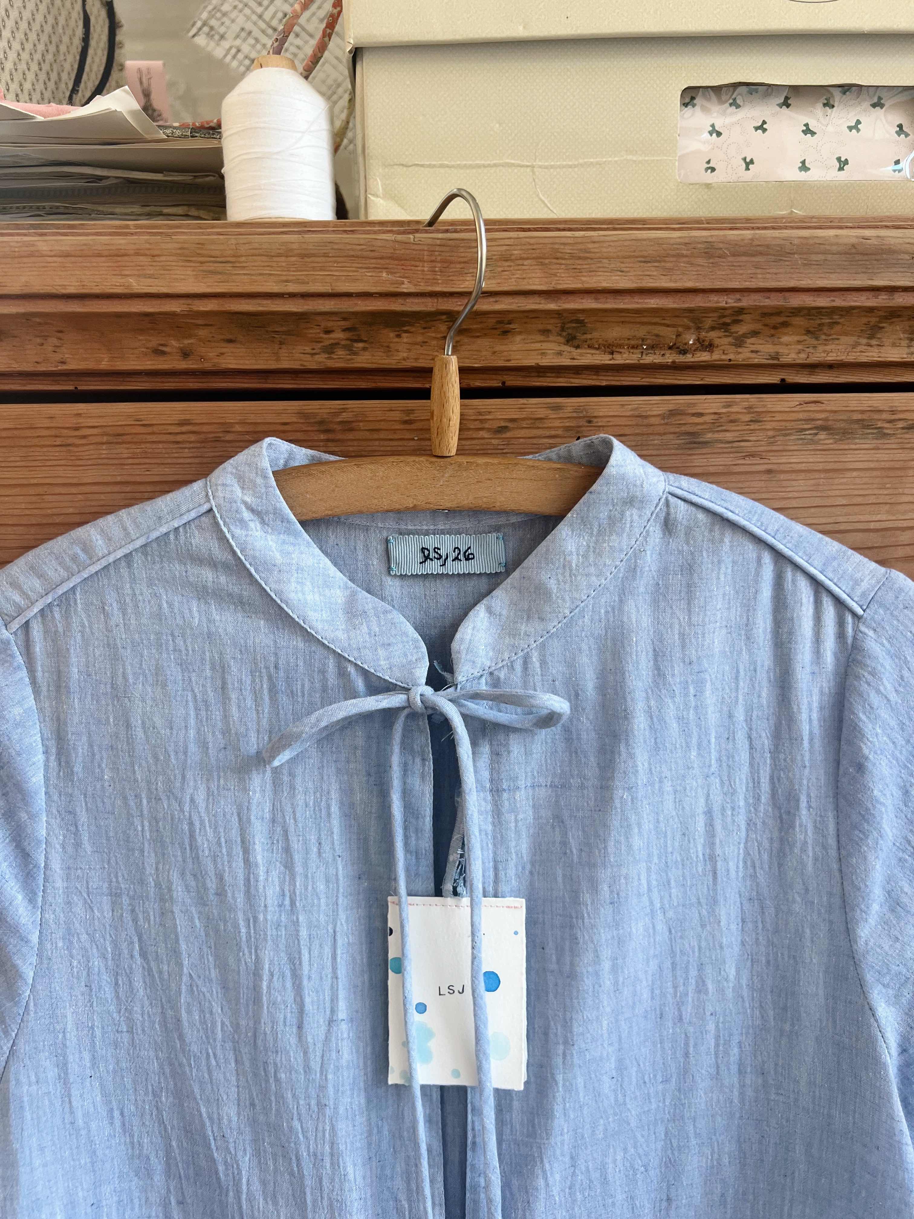 Indigo Dress - Handloomed Organic Khadi