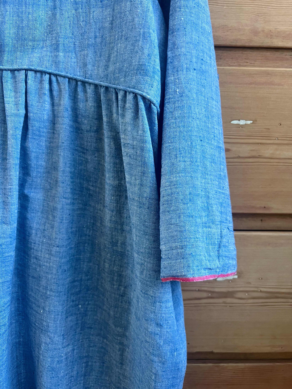 Indigo Dress - Handloomed Khadi