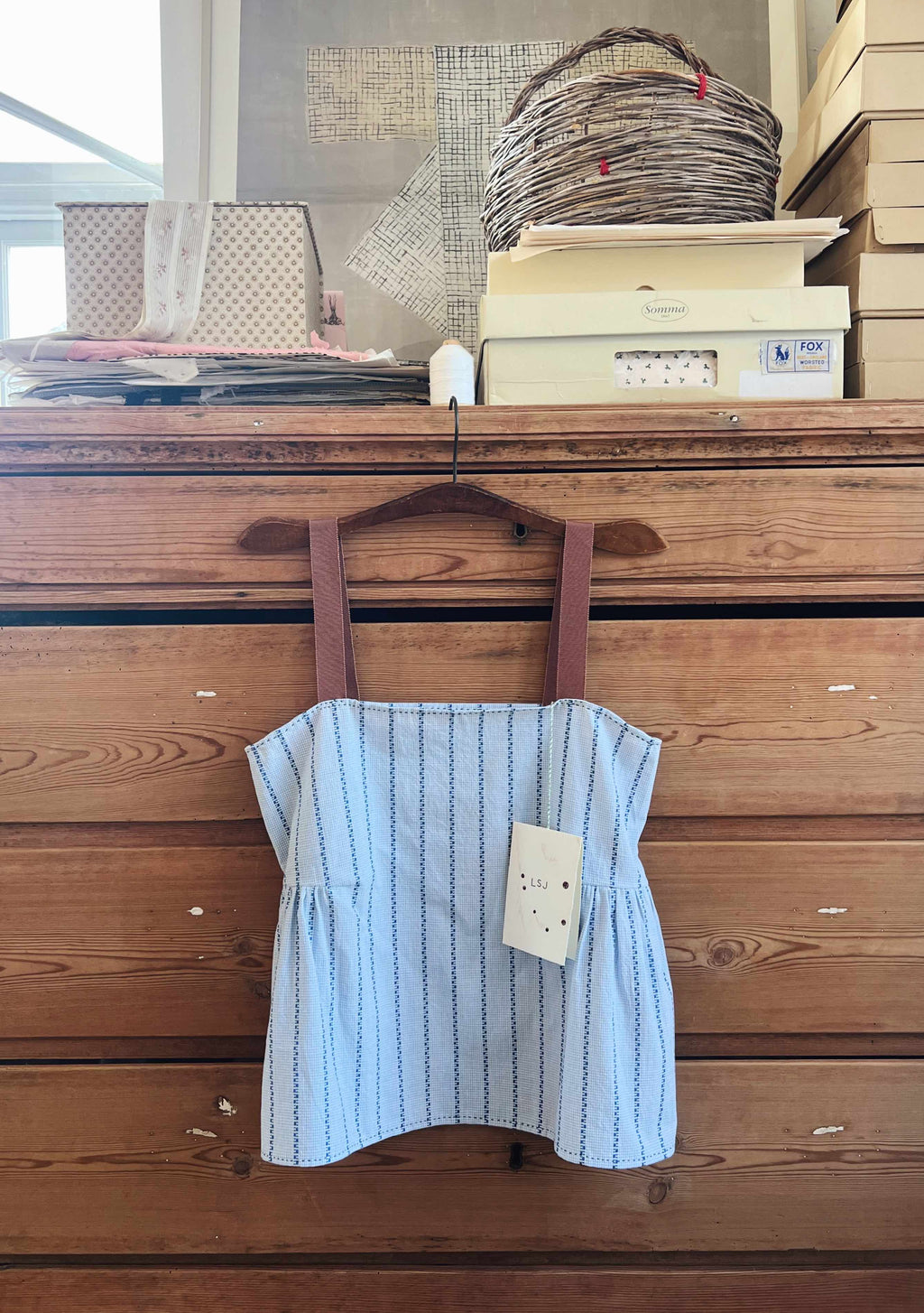 Notte Camisole - Dobby Woven Vintage Cotton