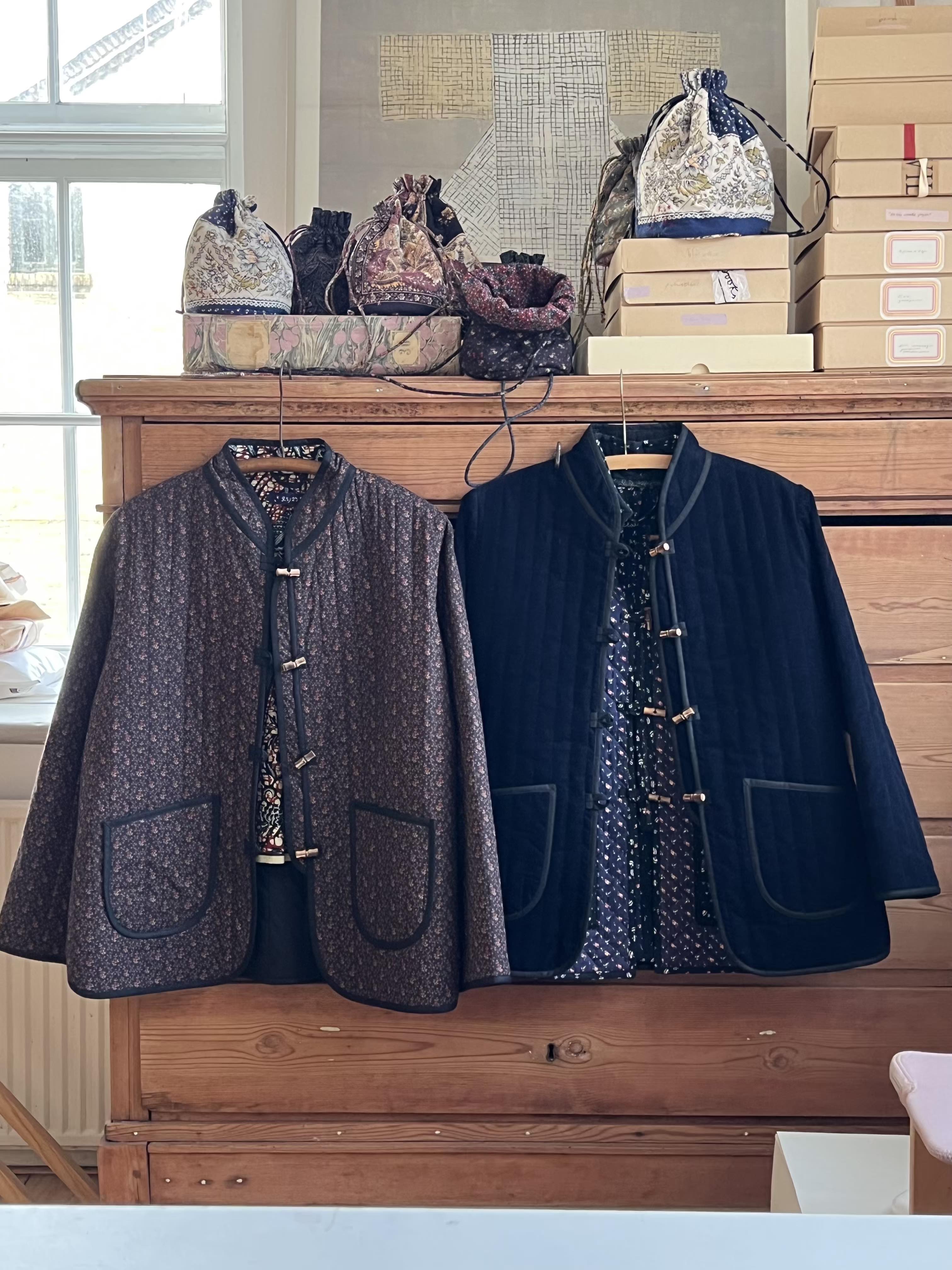 The Original Quilt Jacket - Navy Needlecord