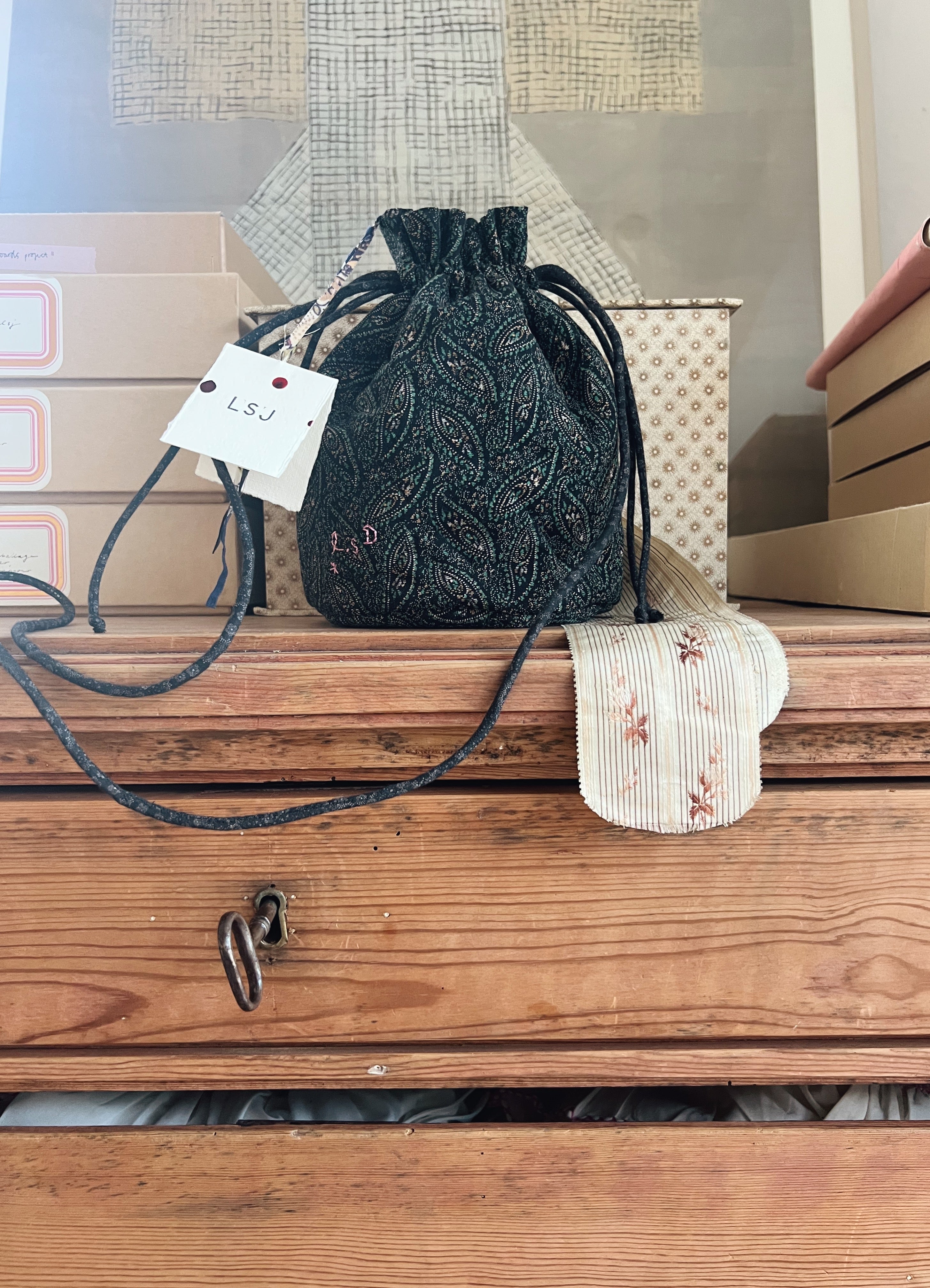 Mini Ballet Toto - Emerald Vintage Paisley