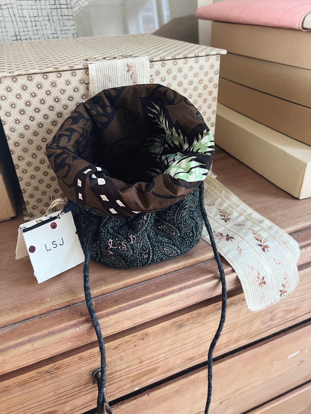 Mini Ballet Toto - Emerald Vintage Paisley