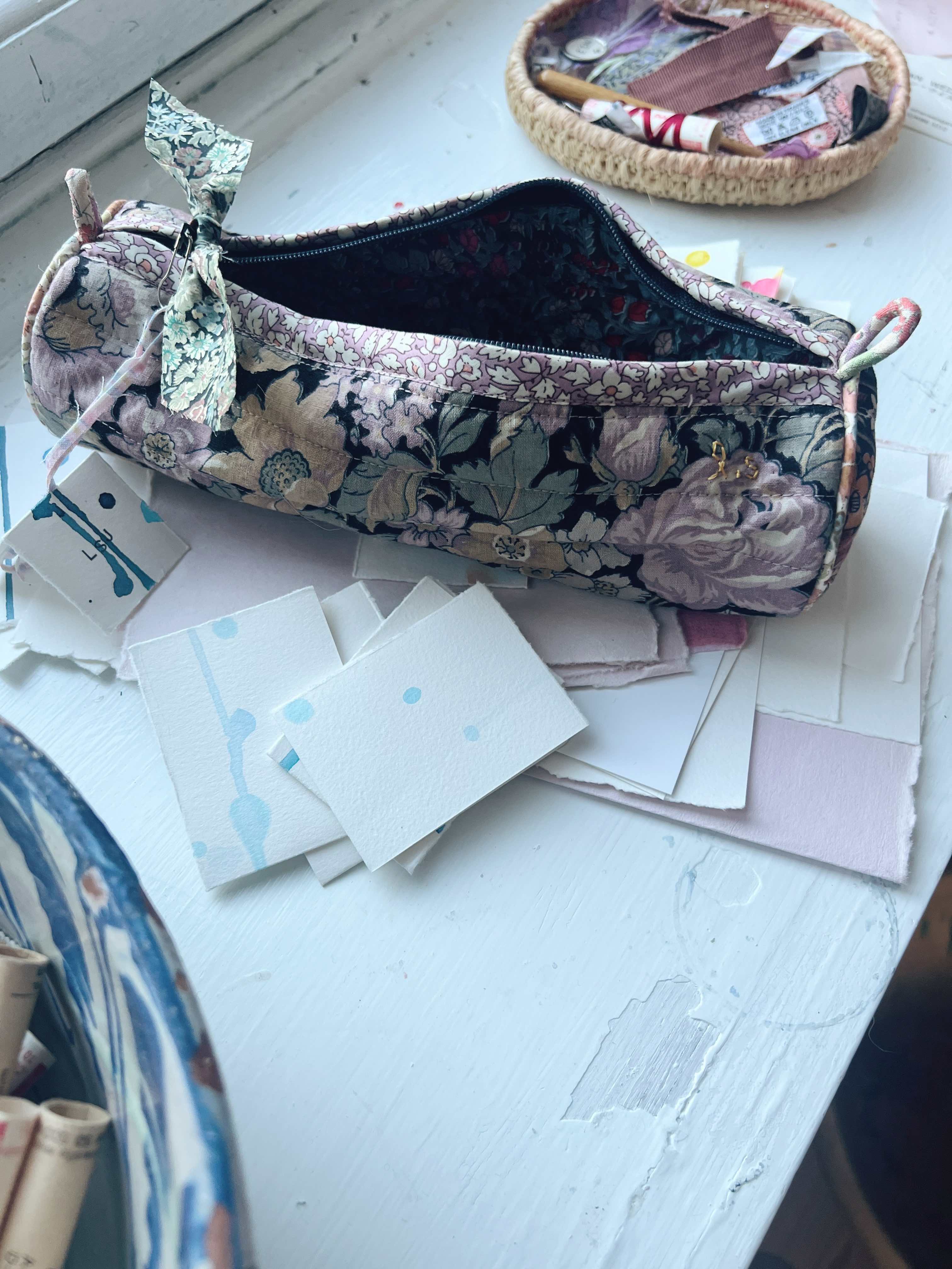 Patchwork Pencil Case - Nora