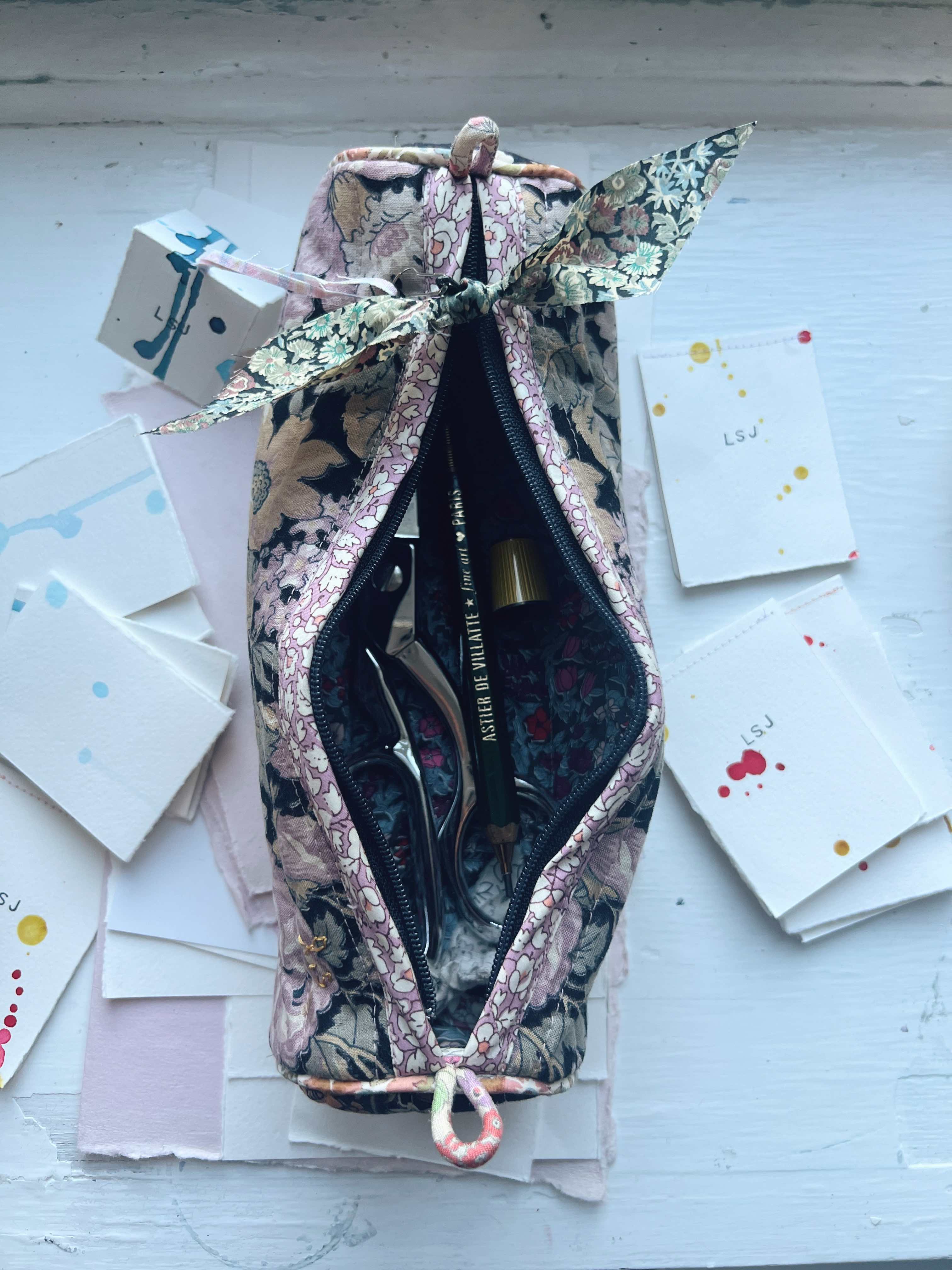 Patchwork Pencil Case - Nora