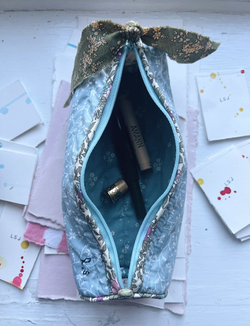 Patchwork Pencil Case - Eloise
