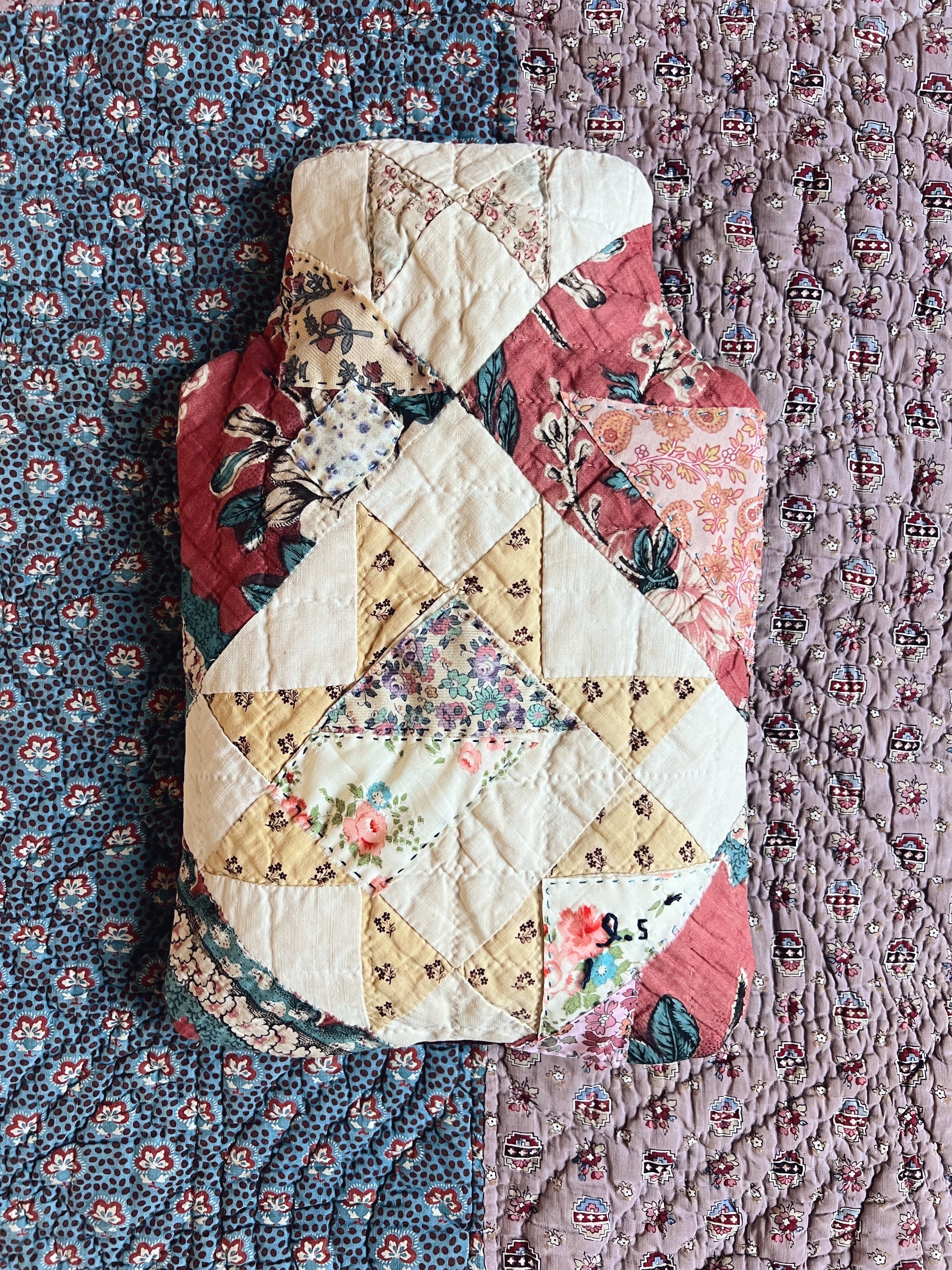 Hot Water Bottle - Antique Patchwork 5