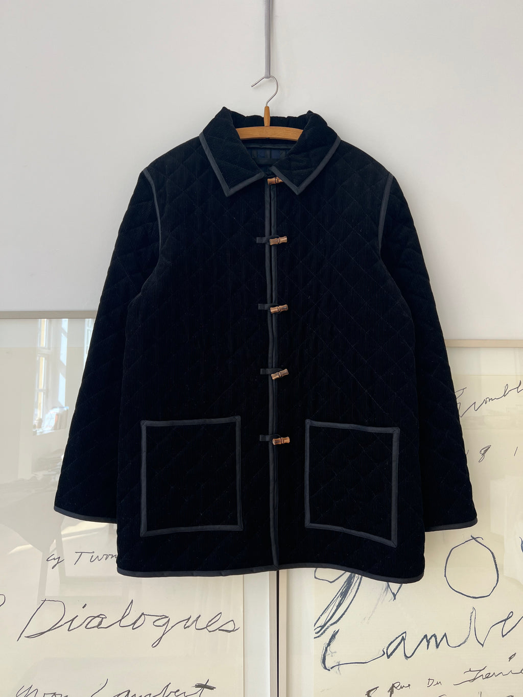LSJ Quilt Jacket - Navy Corduroy