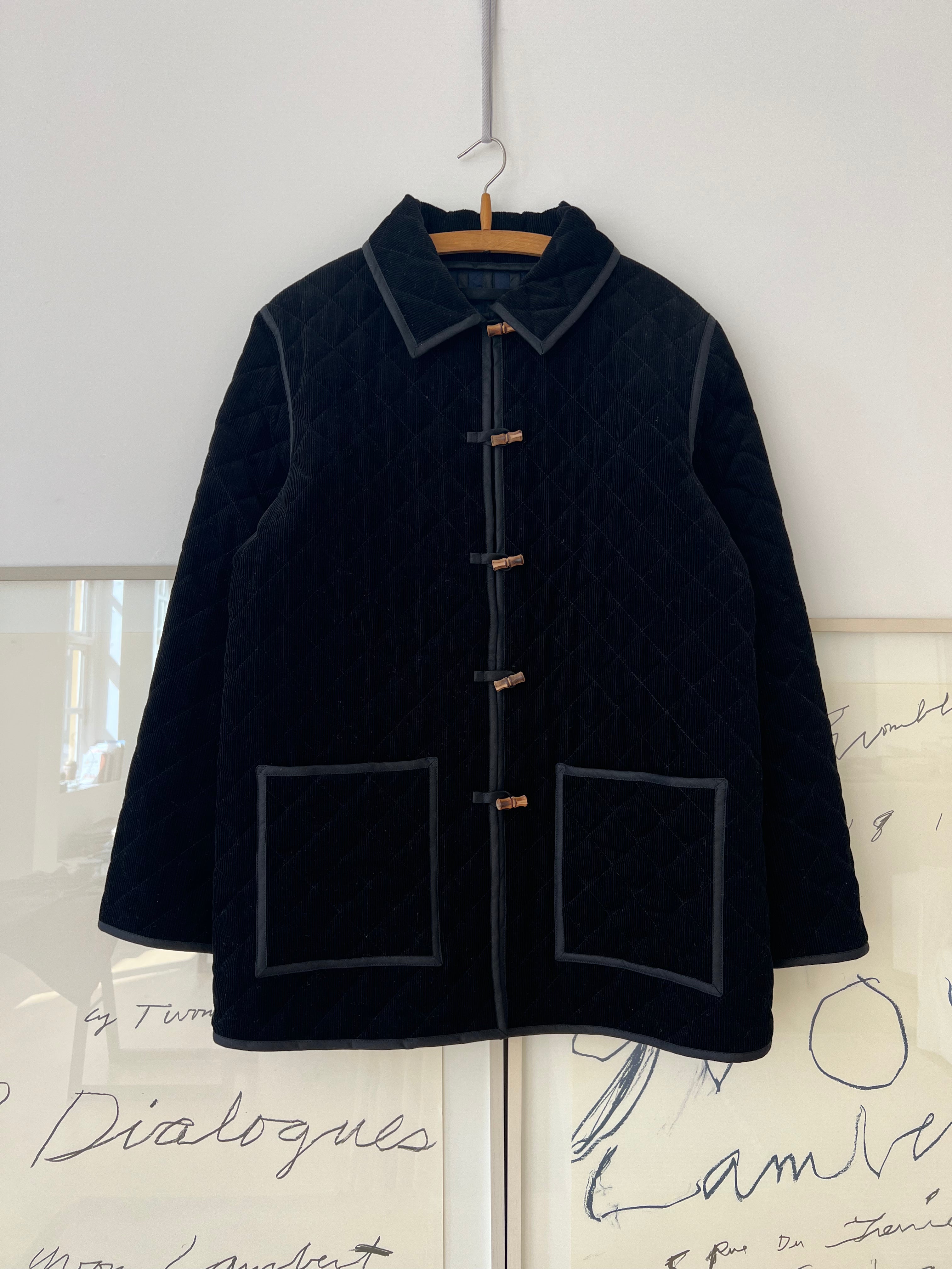 LSJ Quilt Jacket - Navy Corduroy