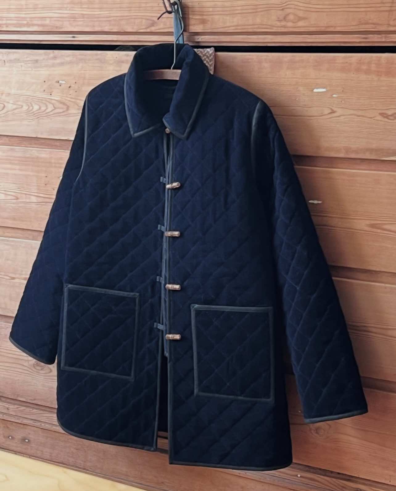 LSJ Quilt Jacket - Navy Corduroy
