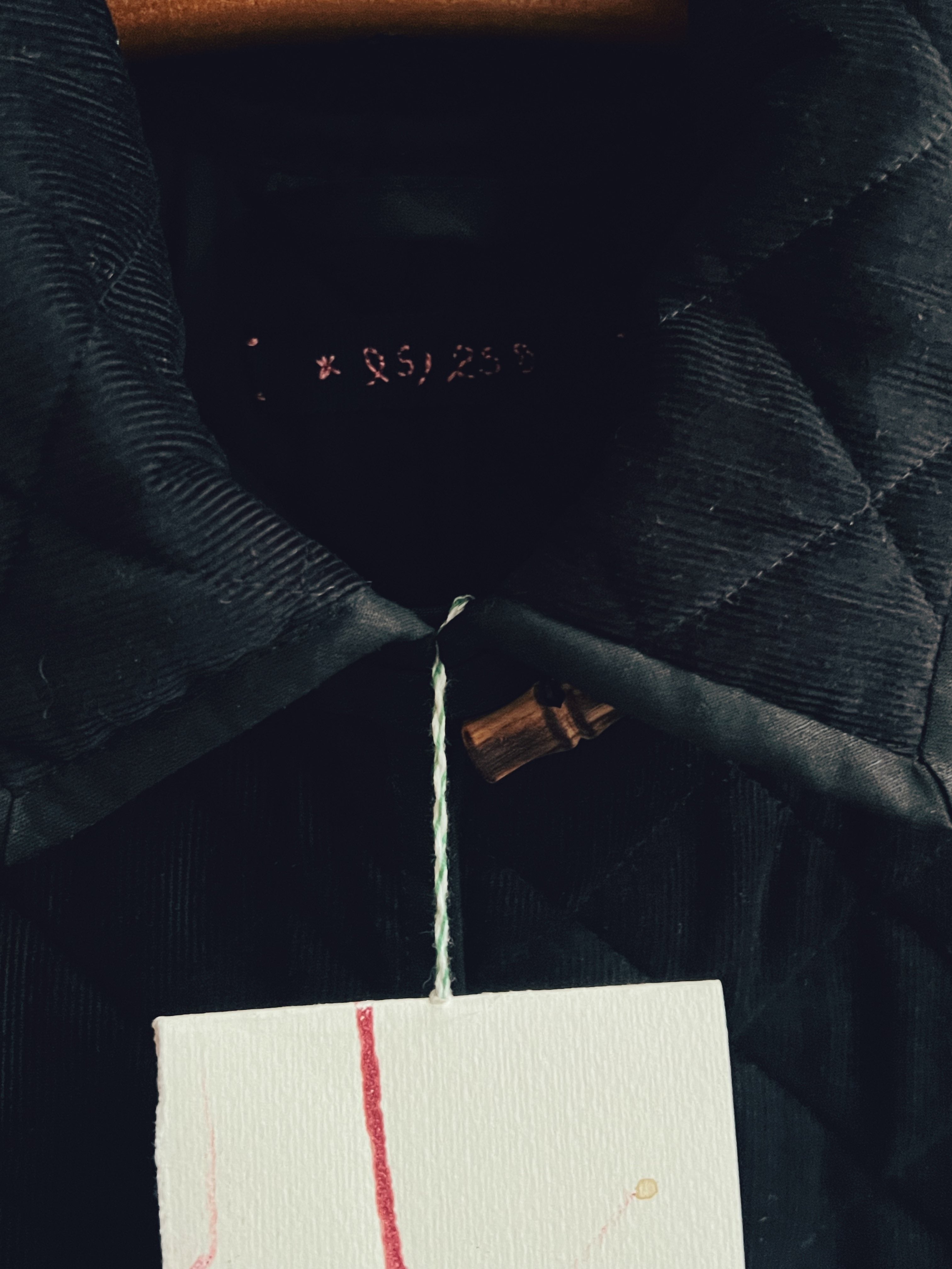 LSJ Quilt Jacket - Nero Corduroy