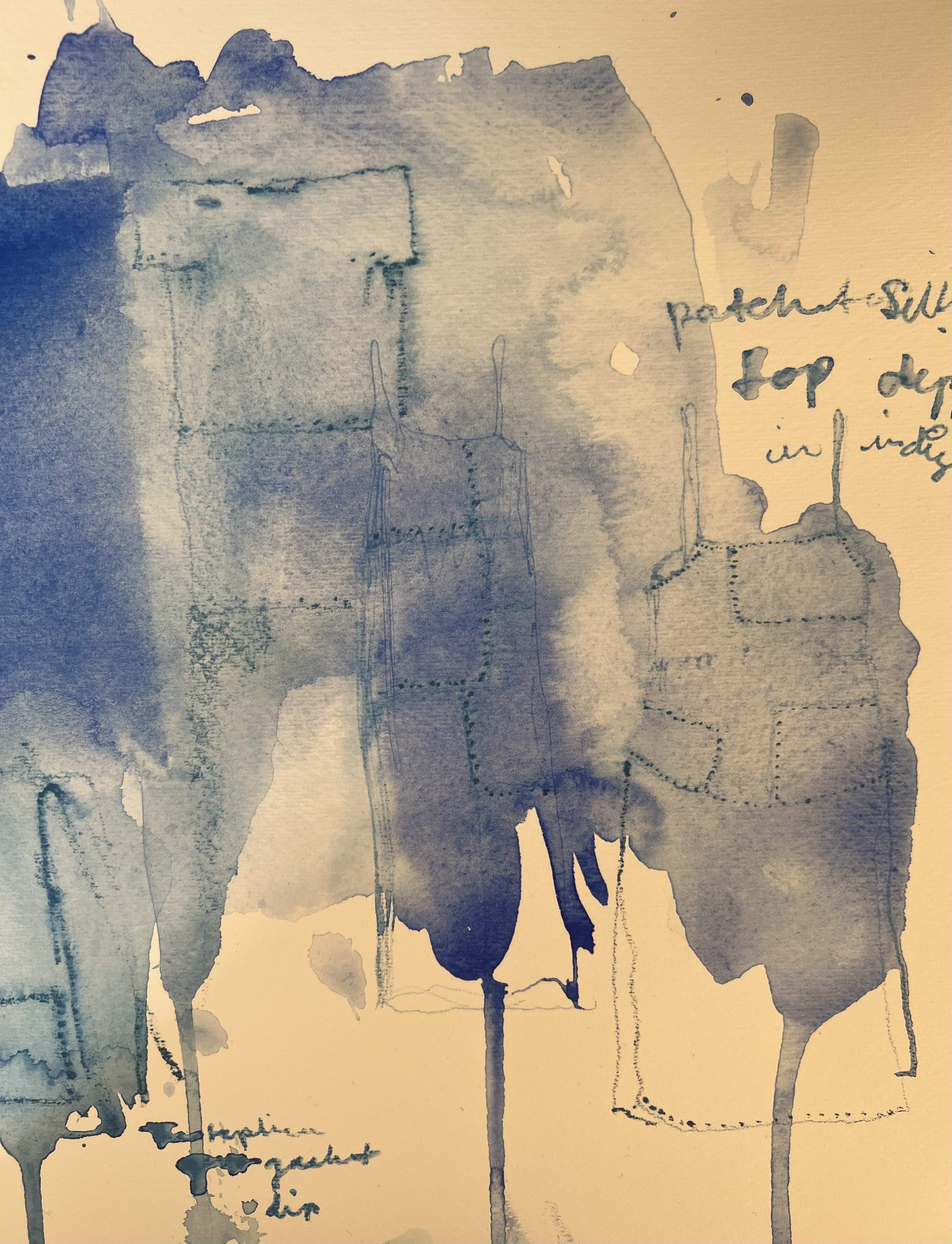 Indigo Khadi Dress tile section 1-3