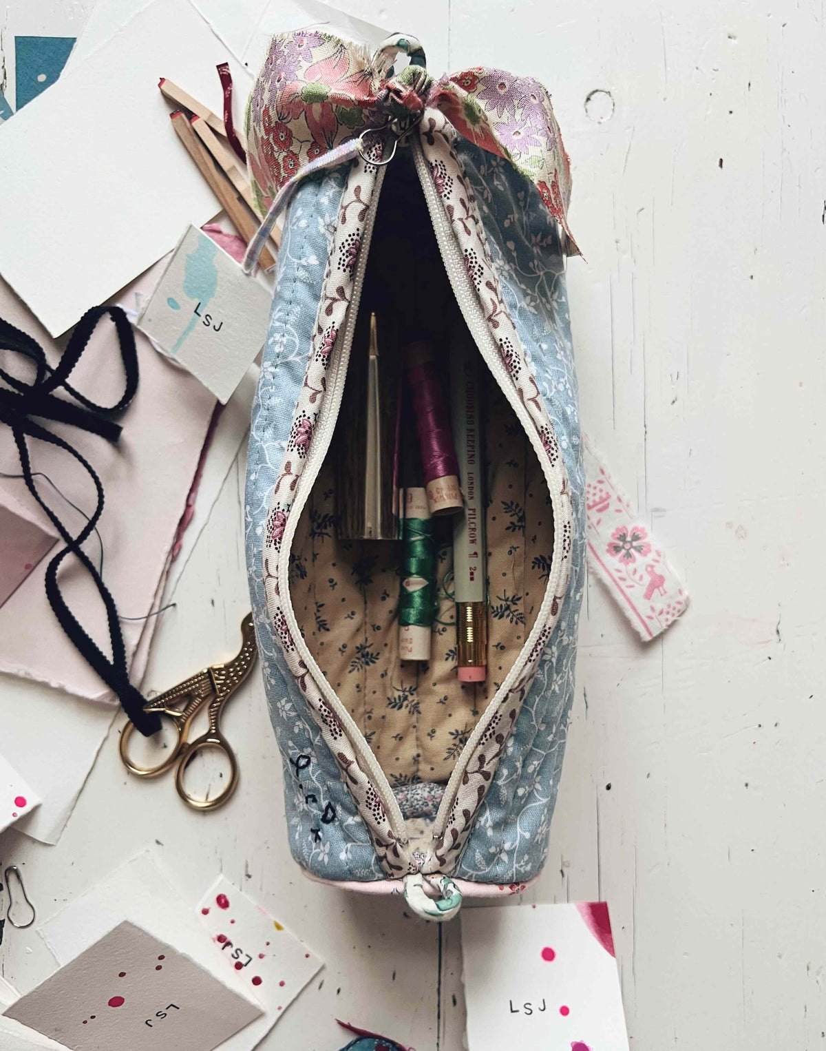 Patchwork Pencil Case - Etoile