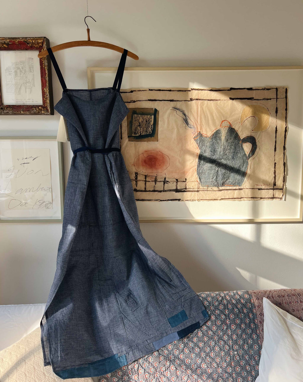 Indigo patchwork tile 3