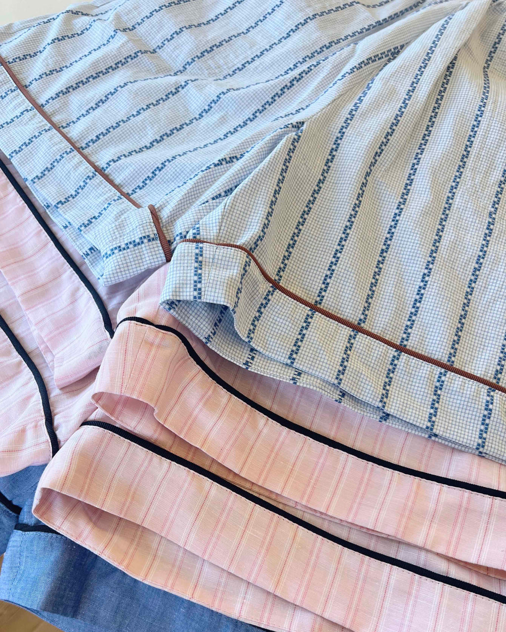 Notte -  Narrow-Loom Cotton Shorts