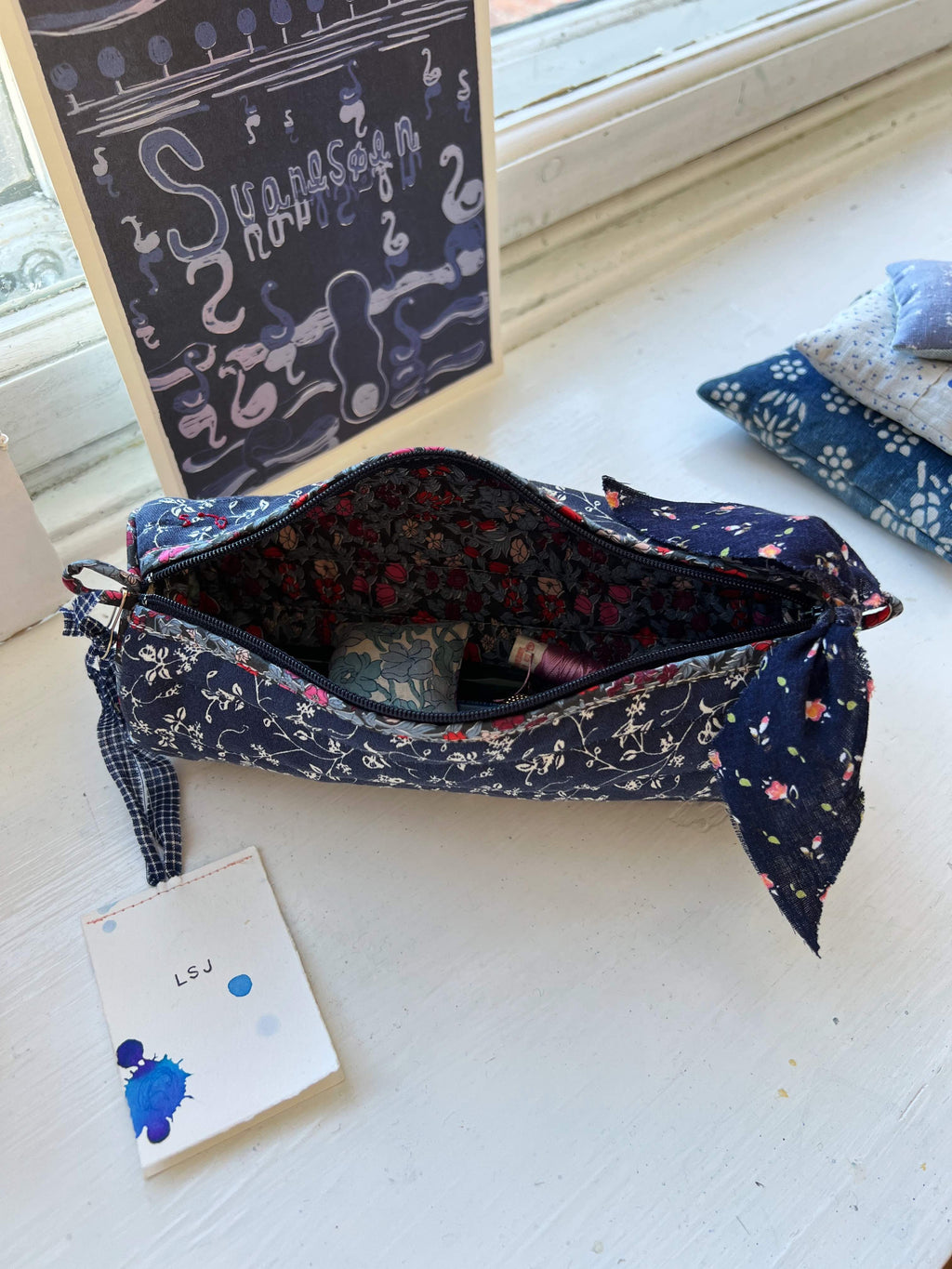 Patchwork Pencil Case - Vintage Laura Ashley