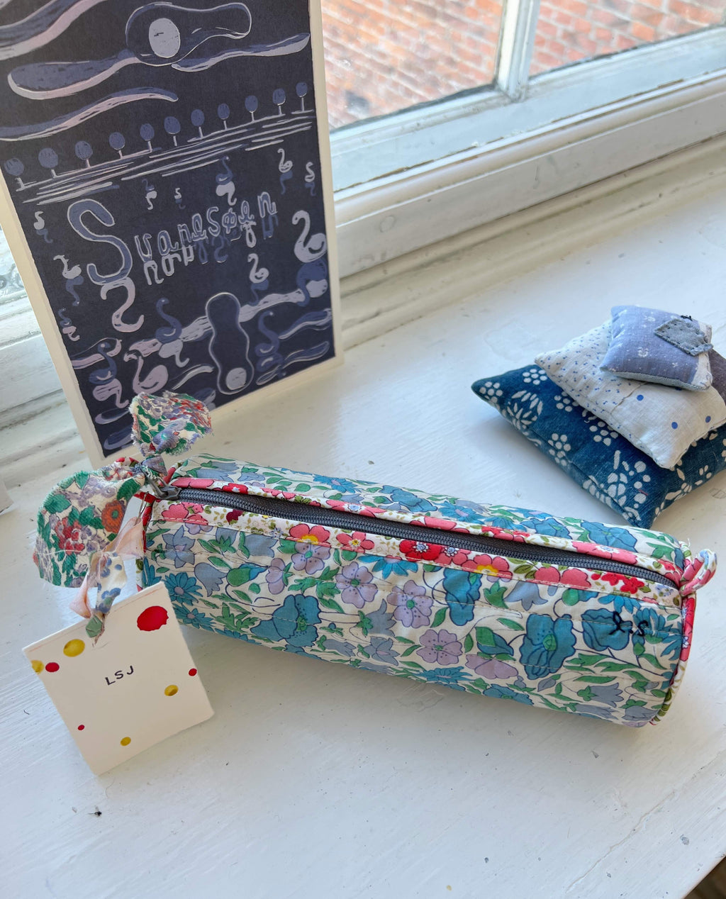 Patchwork Pencil Case - Vintage Liberty Poppy