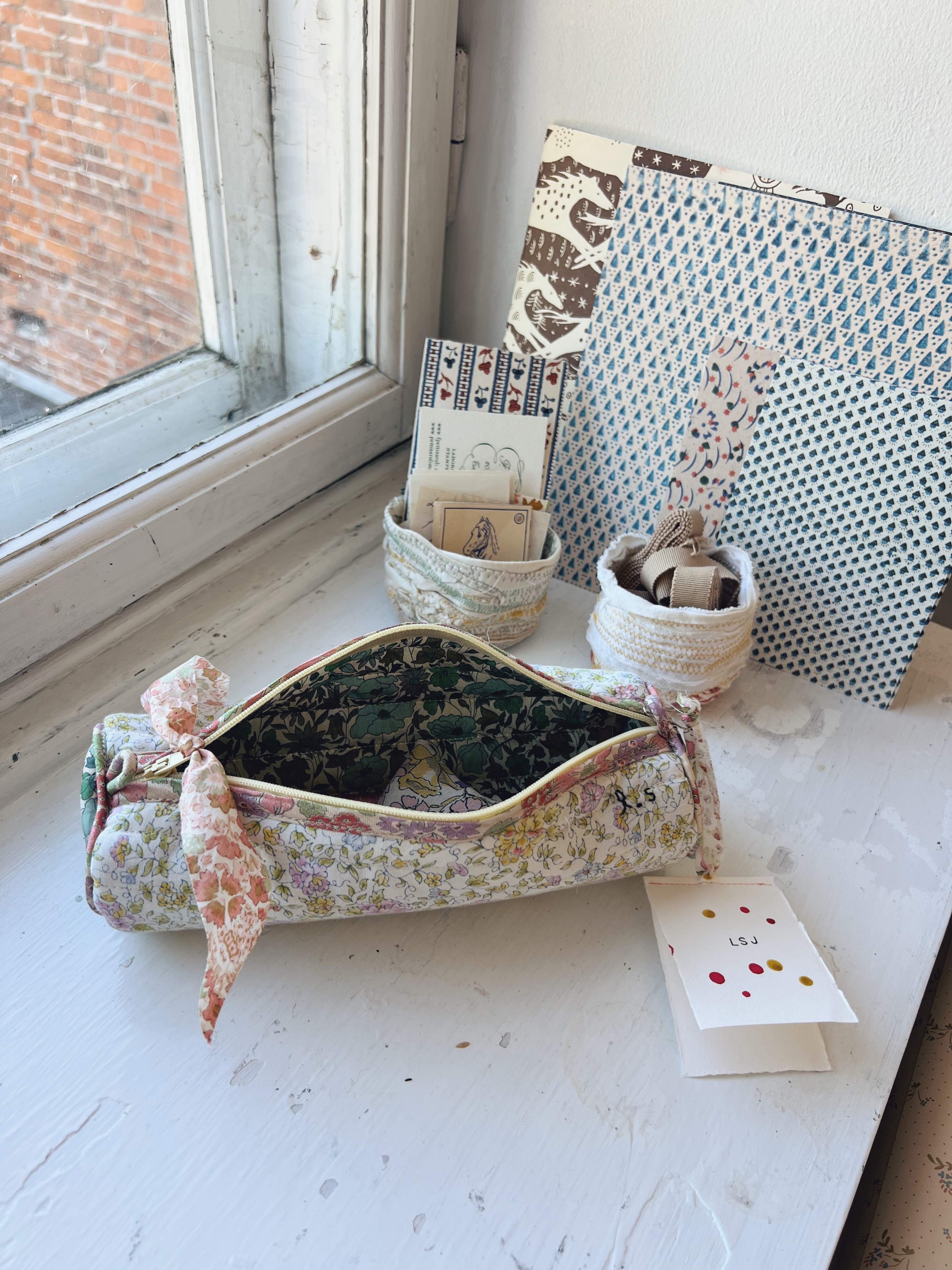 Patchwork Pencil Case - Vintage Liberty Melodie