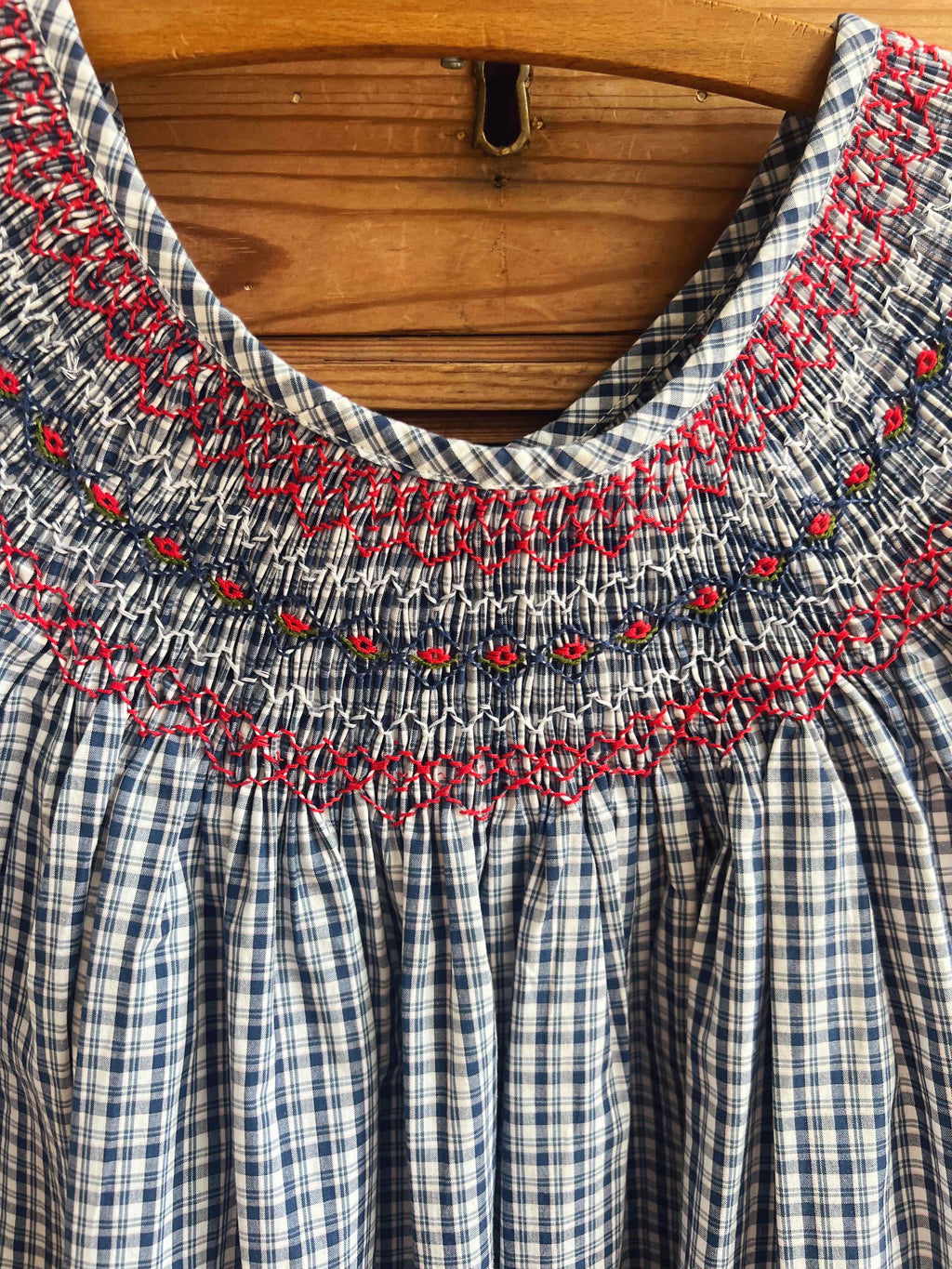 French Madagascan Smock Dress