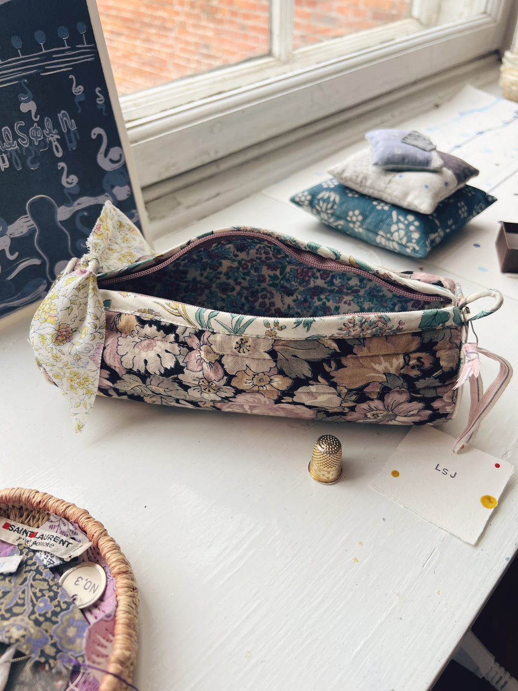 Patchwork Pencil Case - Vintage Liberty Dora
