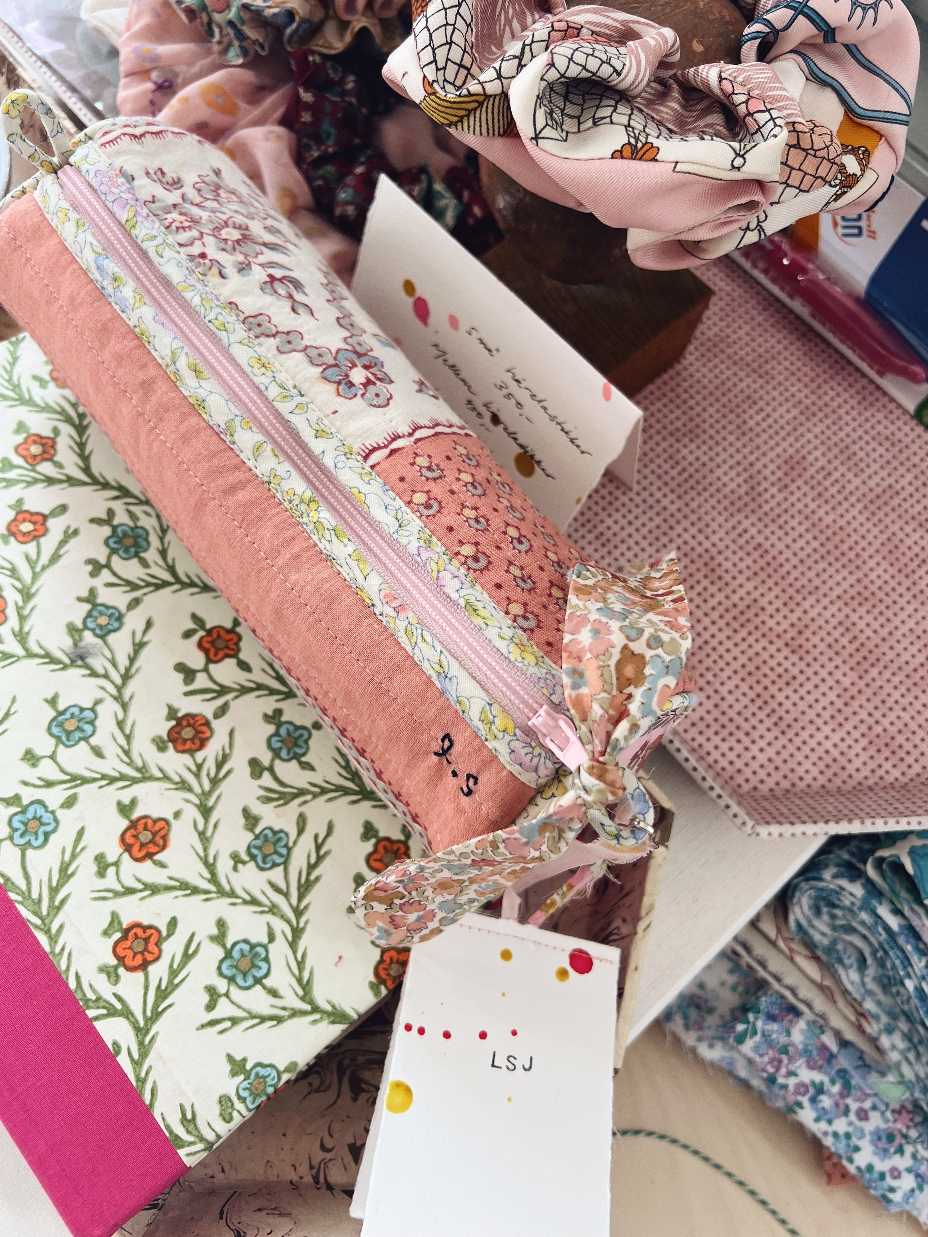 Patchwork Pencil Case - Provencal