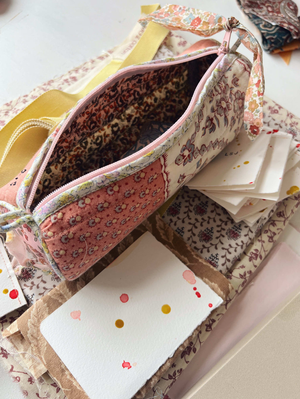 Patchwork Pencil Case - Provencal