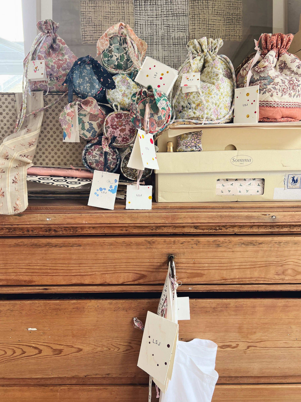 Patchwork Pencil Case - Vintage Liberty Bernadette