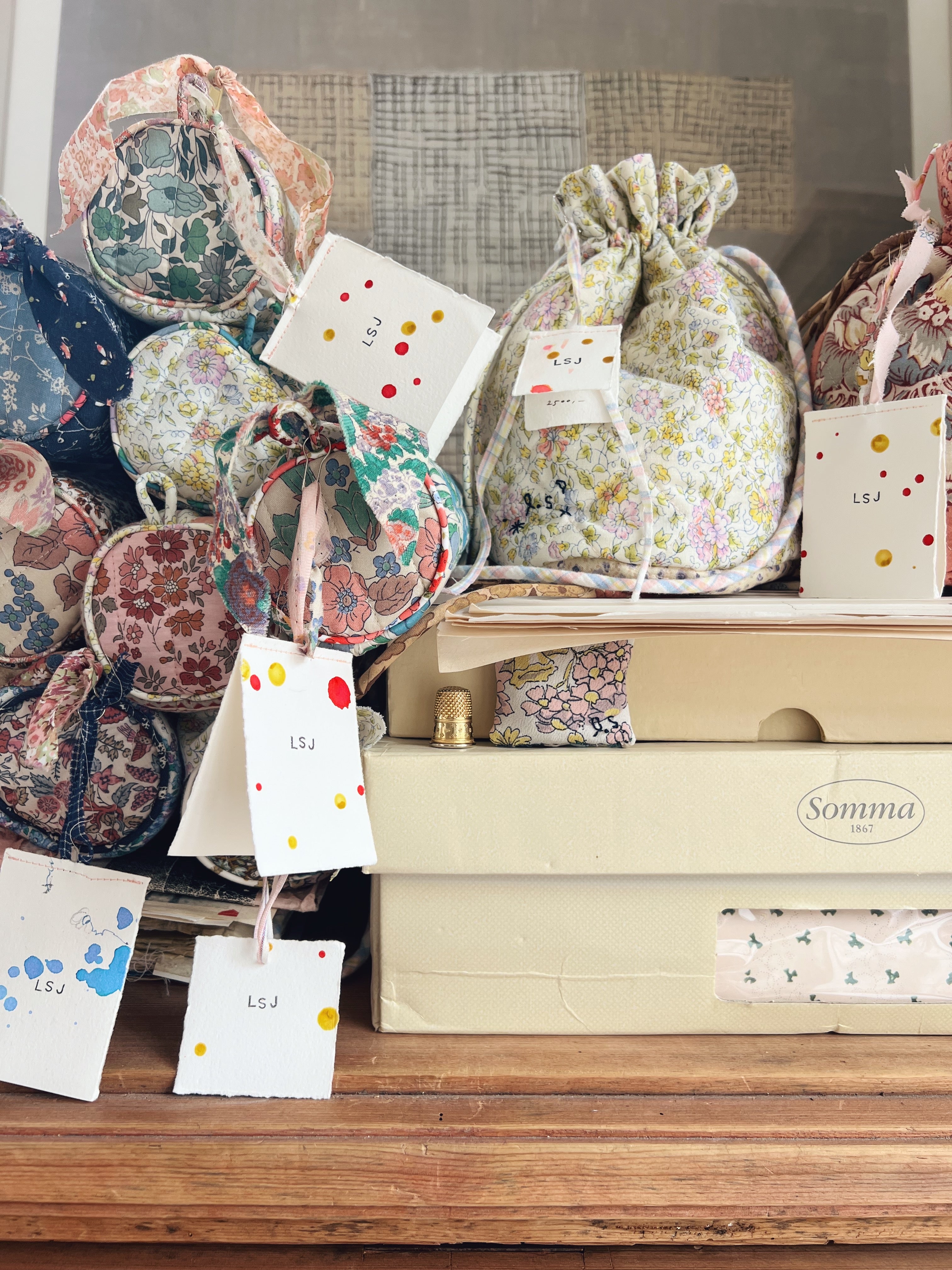 Patchwork Pencil Case - Vintage 70s Provencal