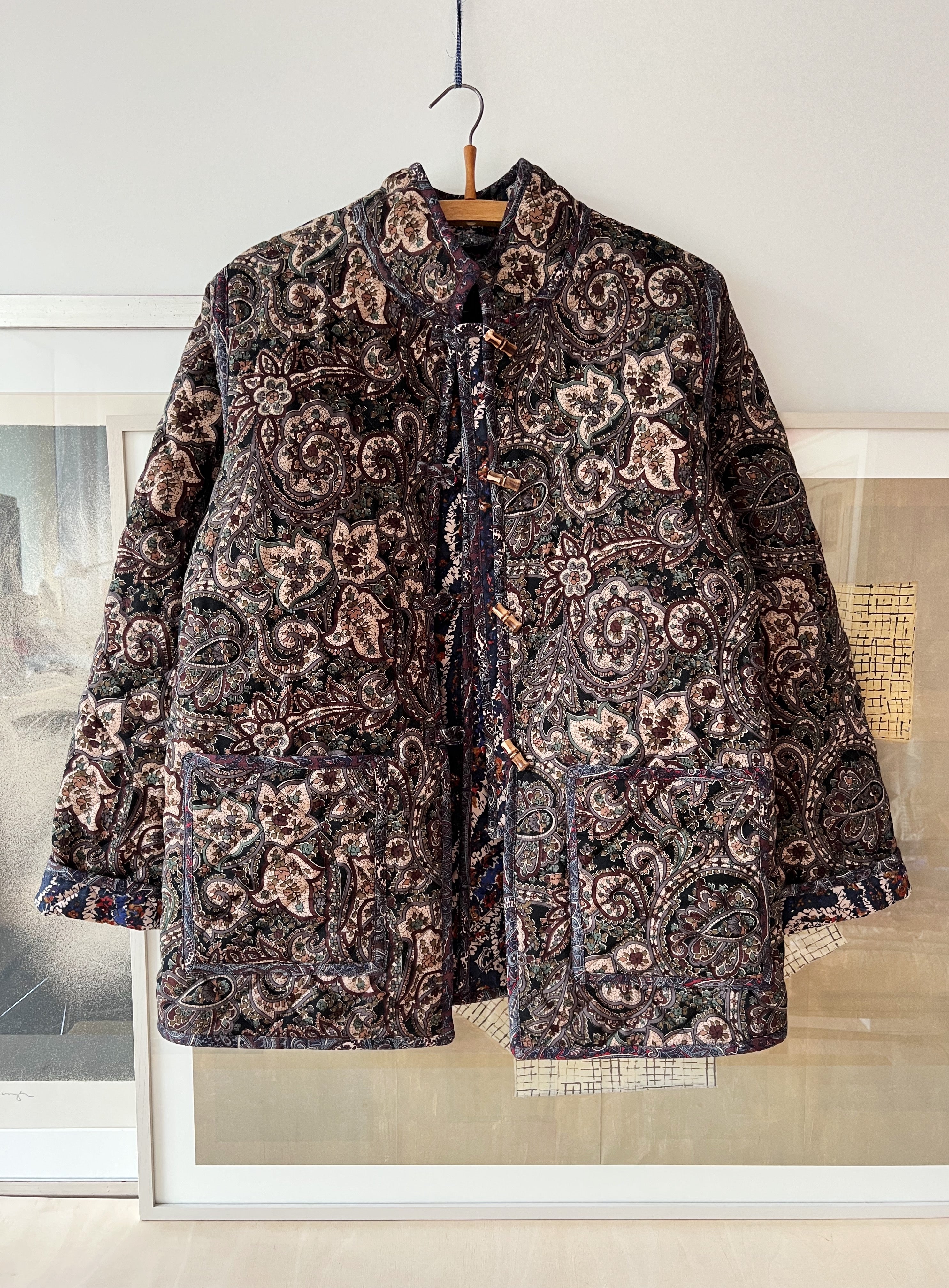The Replica Quilt Jacket - Vintage Liberty Paisley Wool