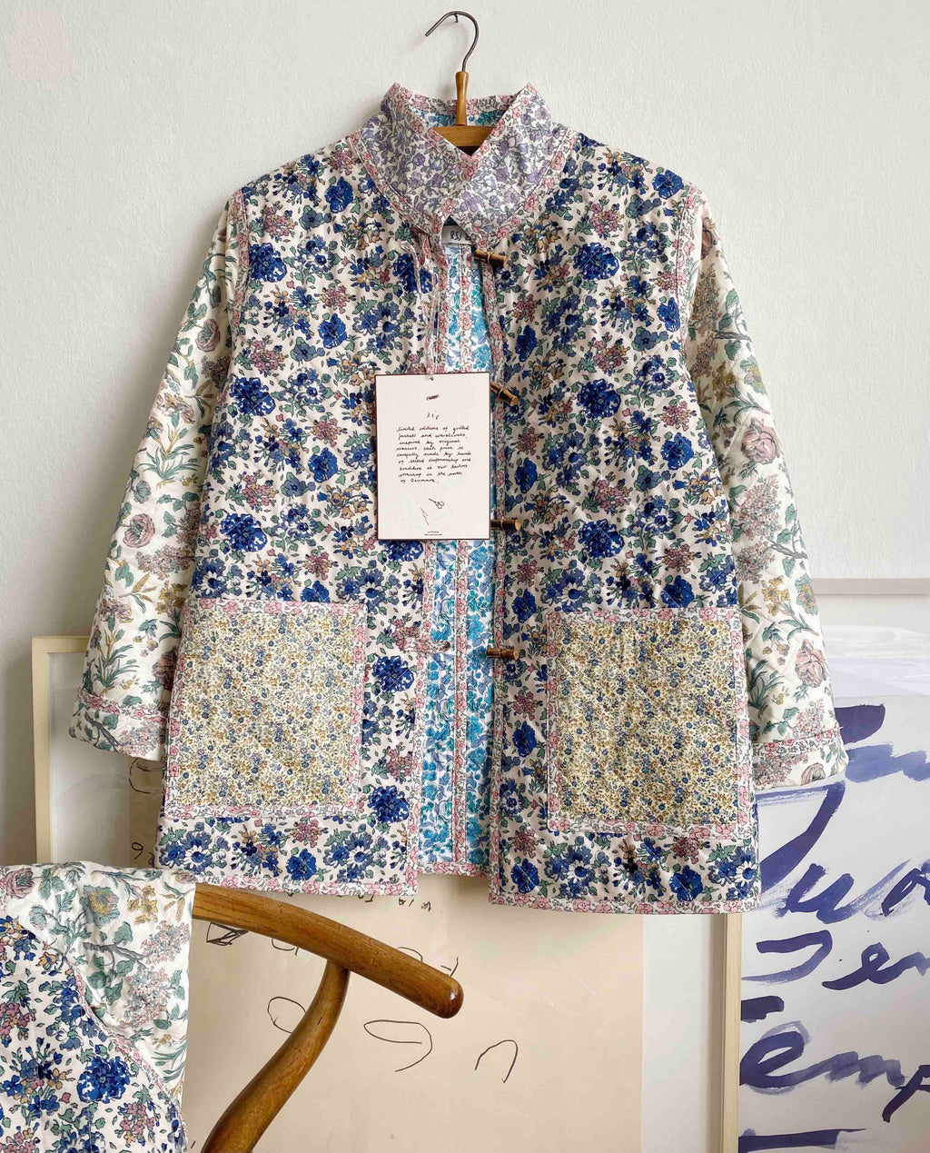 The Replica Quilt Jacket - Bluebell