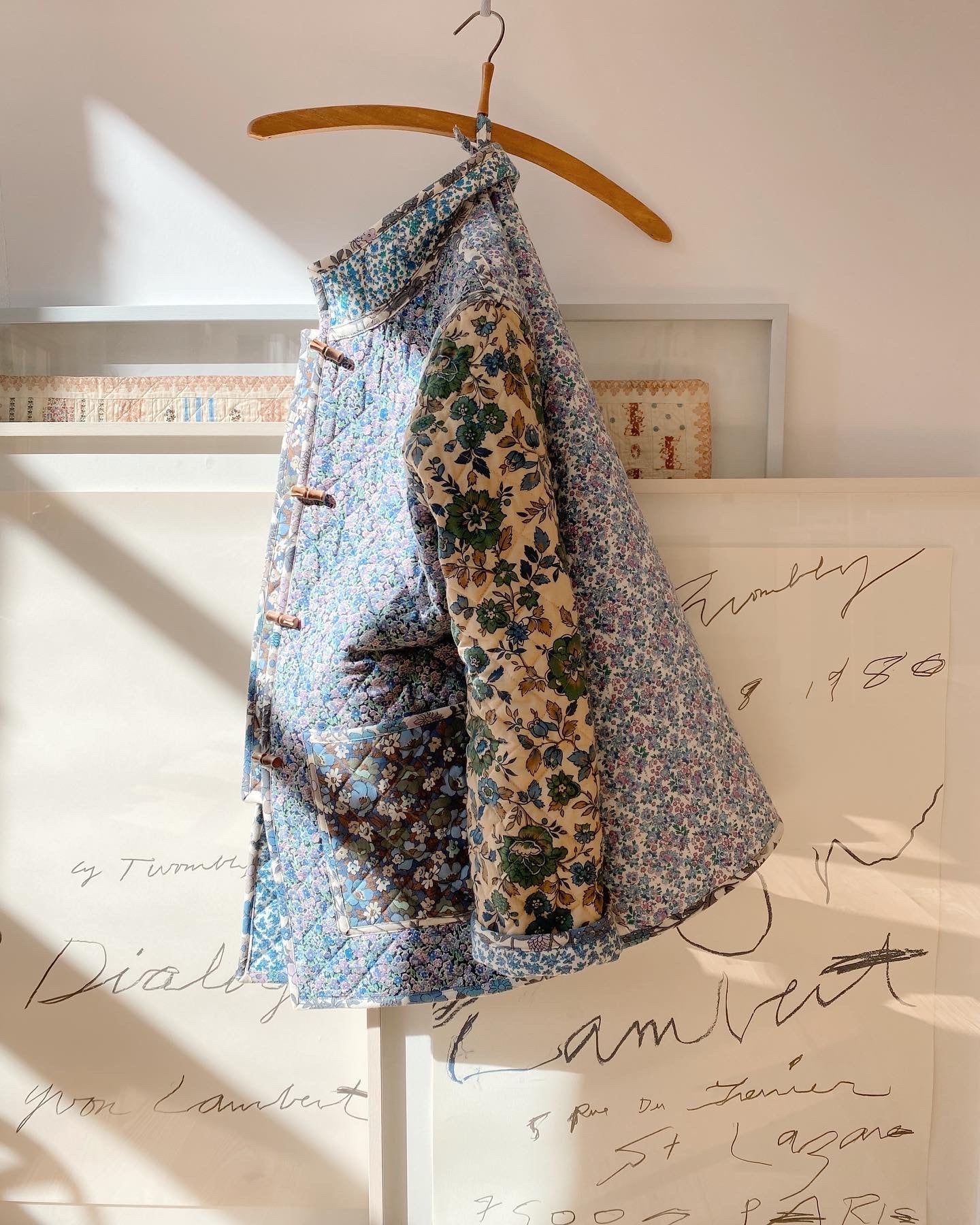 The Replica Quilt Jacket - Wintertide - Vintage Liberty Wool 3/4