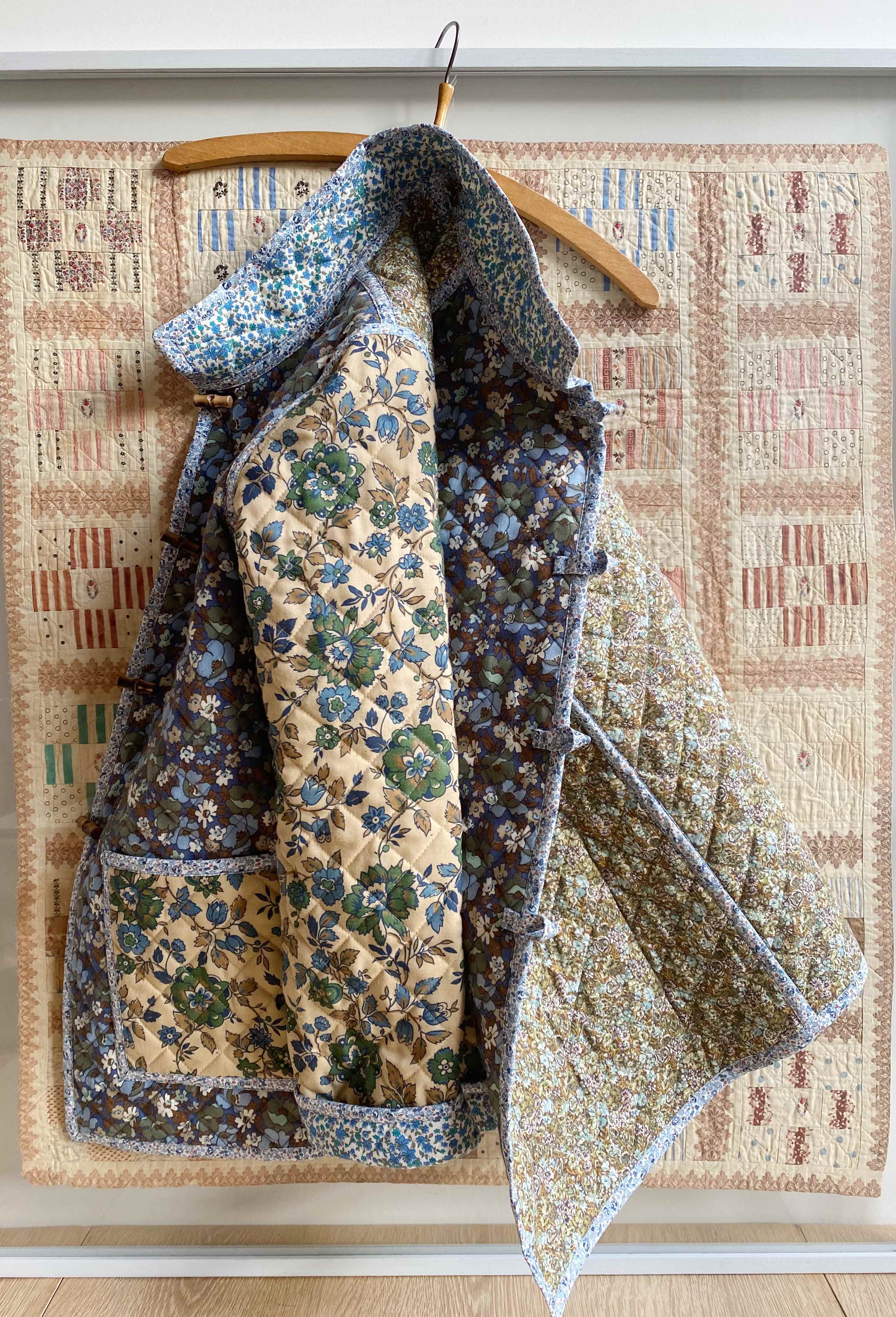 The Replica Quilt Jacket - Wintertide - Vintage Liberty Wool
