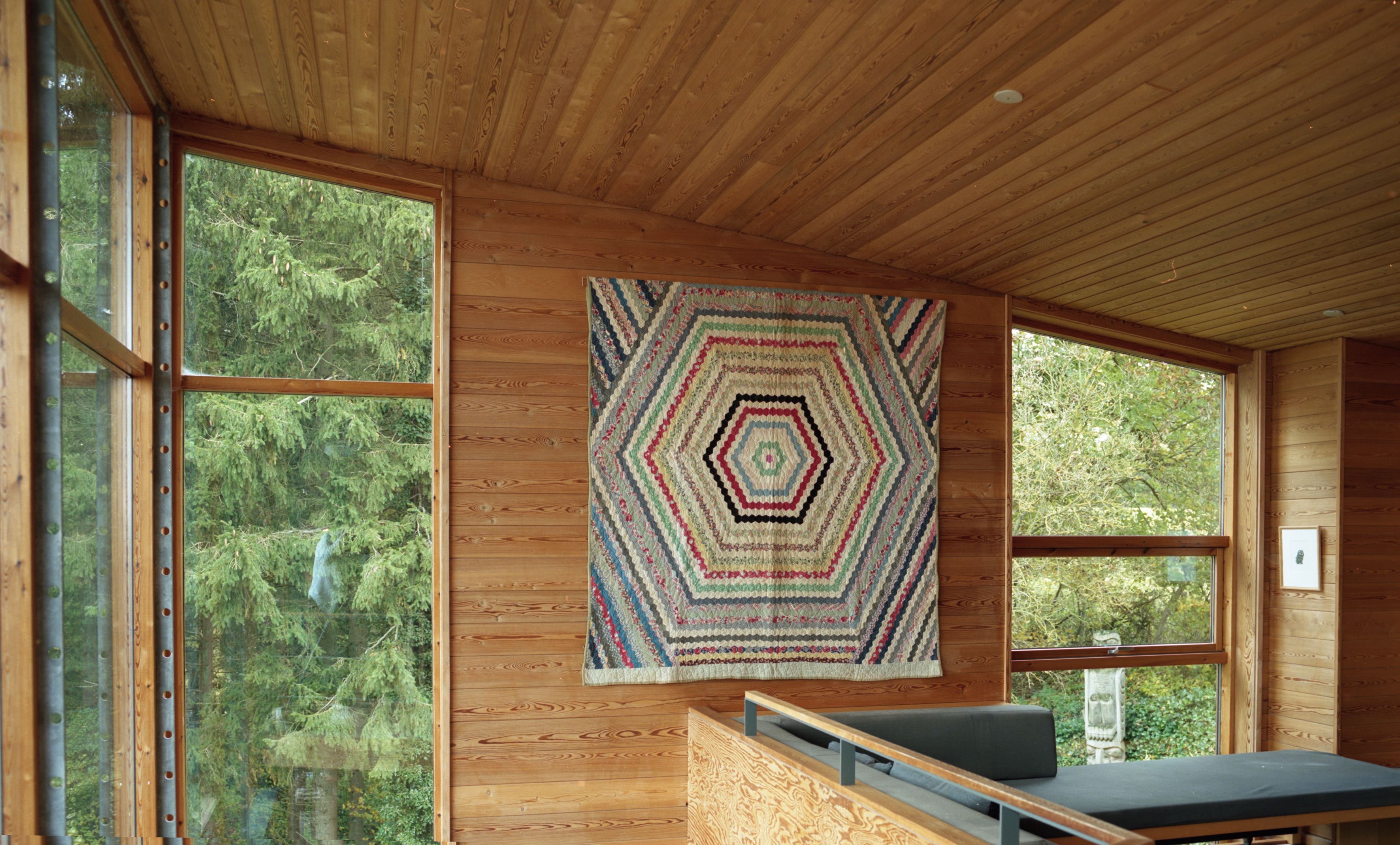 Antique Trip Around The World Quilt